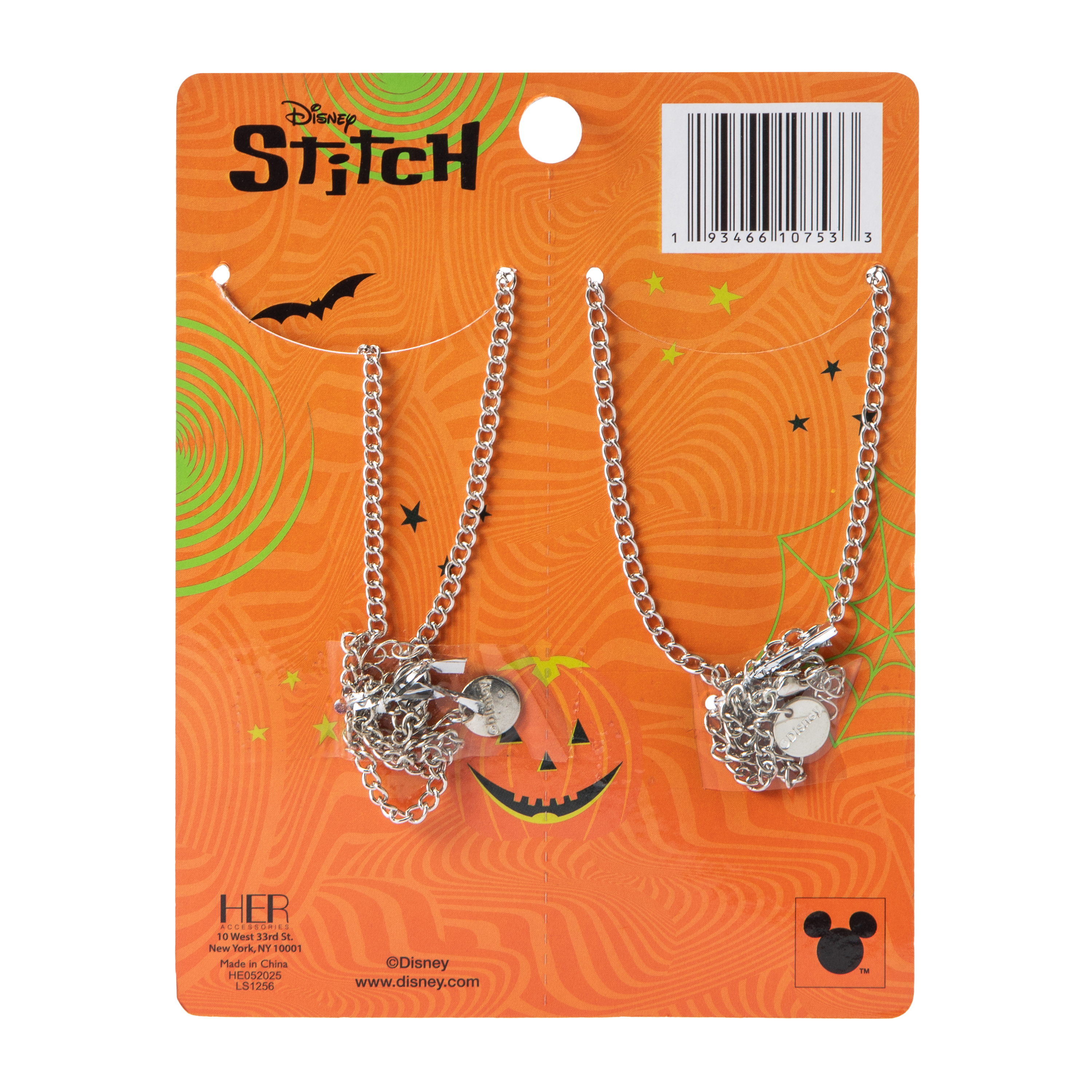 Disney Stitch Halloween BFF Necklace