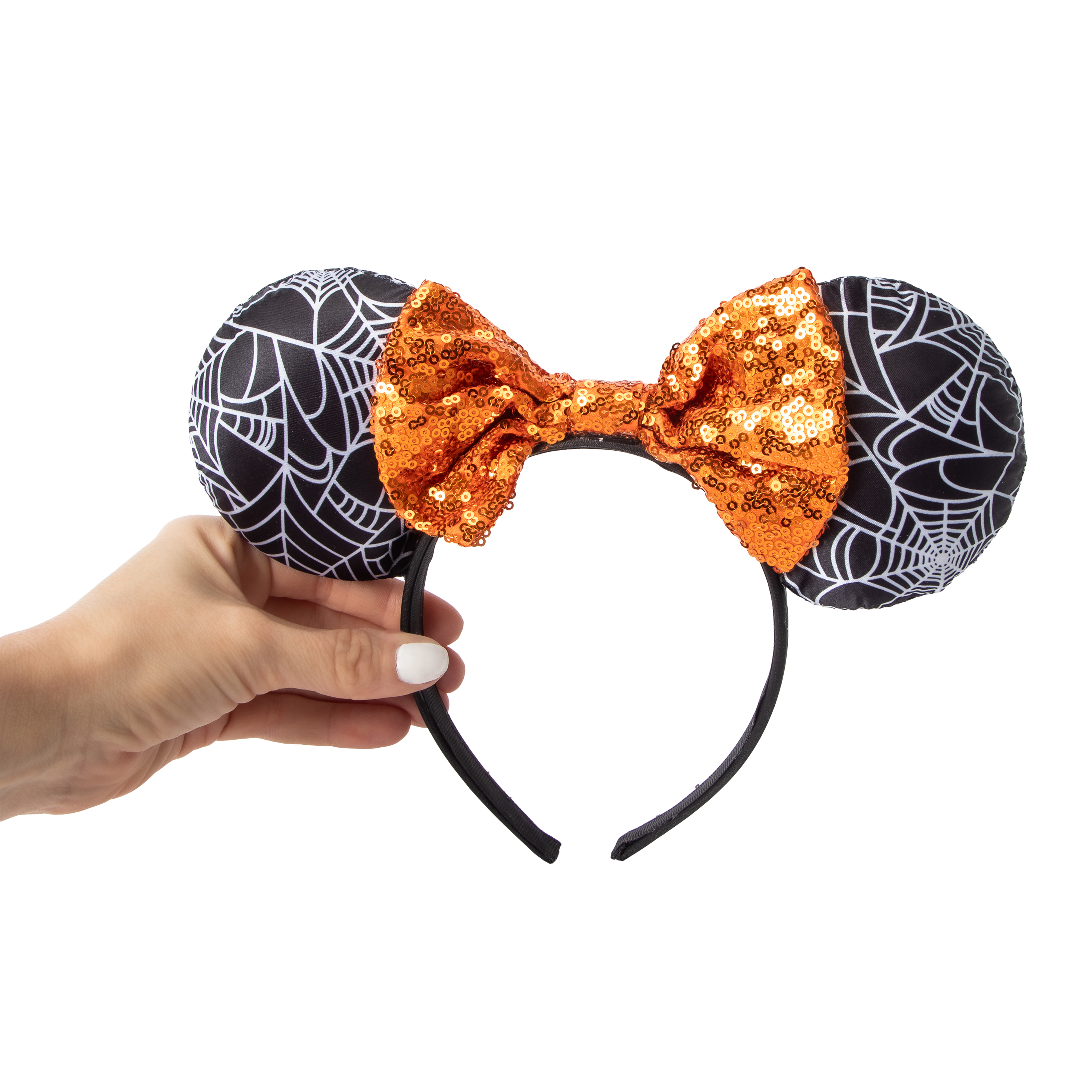 Halloween Disney Spider Web Minnie Ears Headband