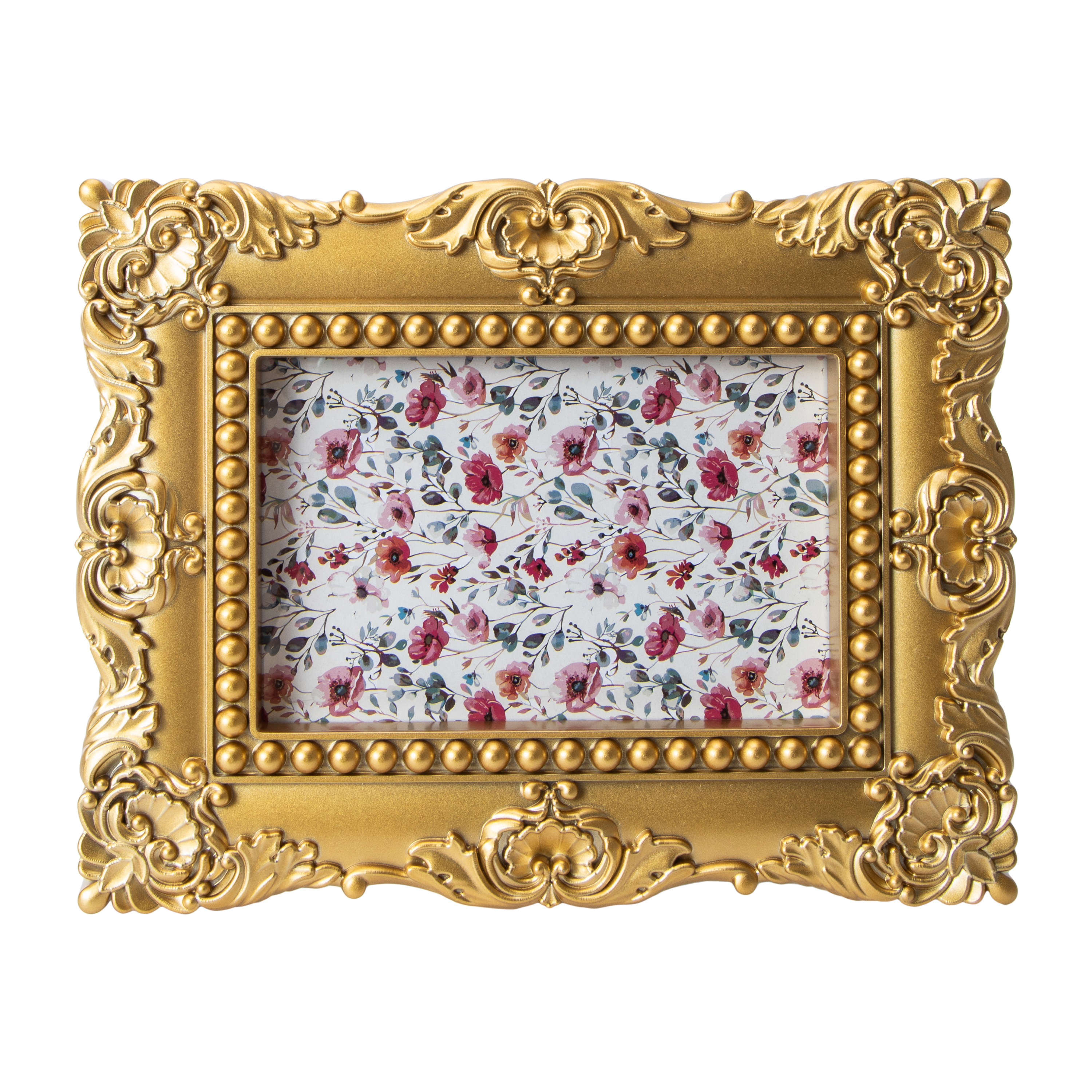 Gold Metallic Photo Frame