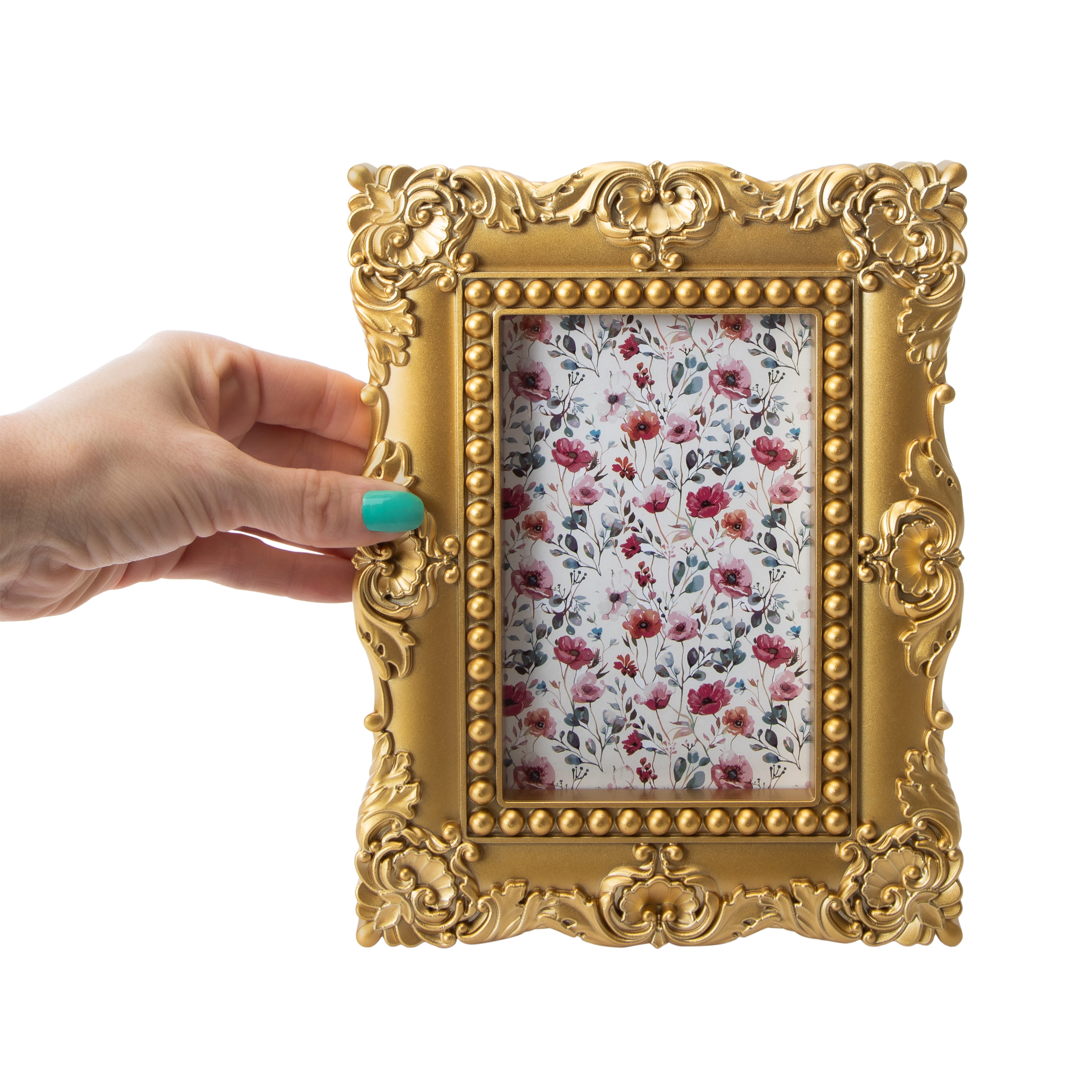 Gold Metallic Photo Frame