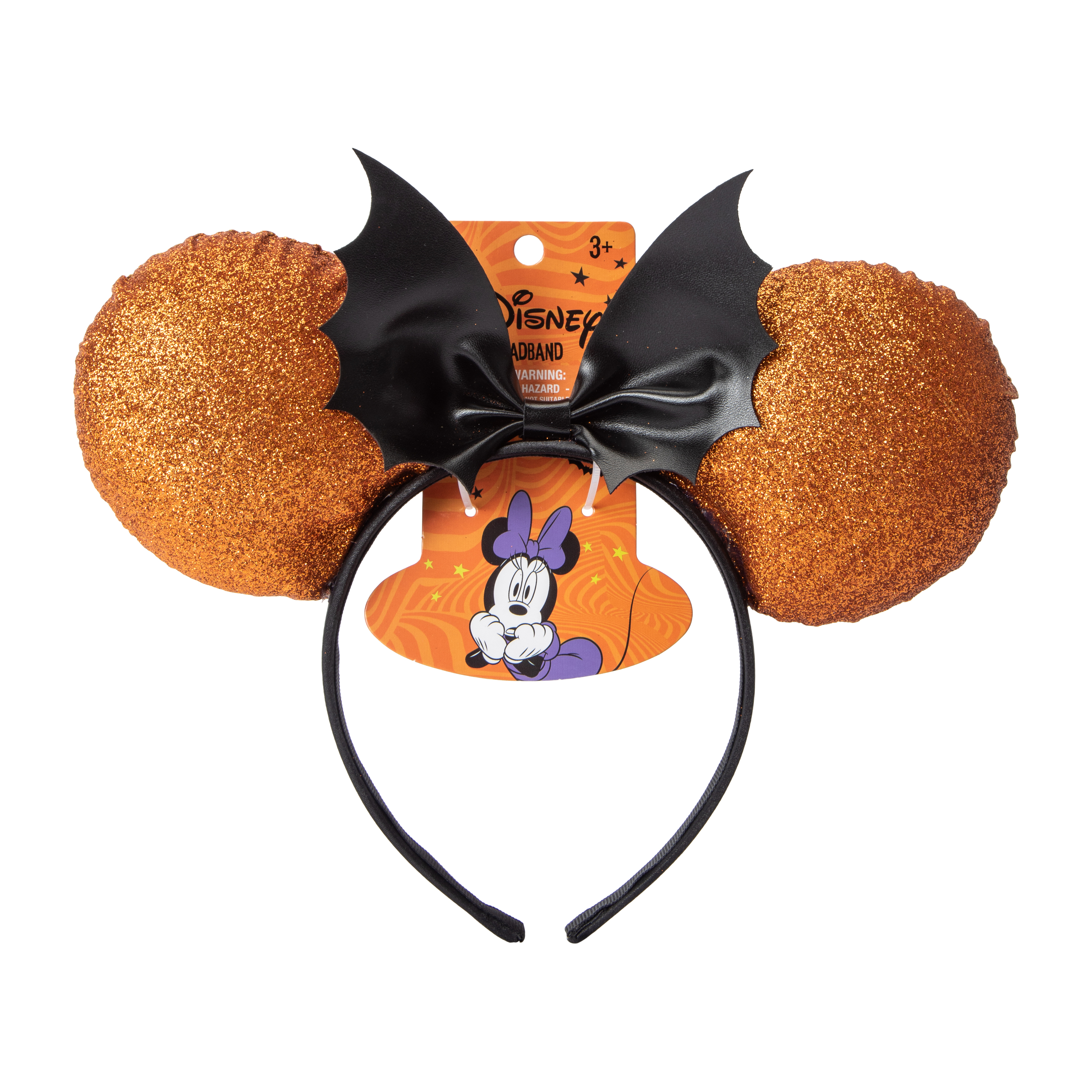 Halloween Disney Sequin Bat Minnie Ears Headband