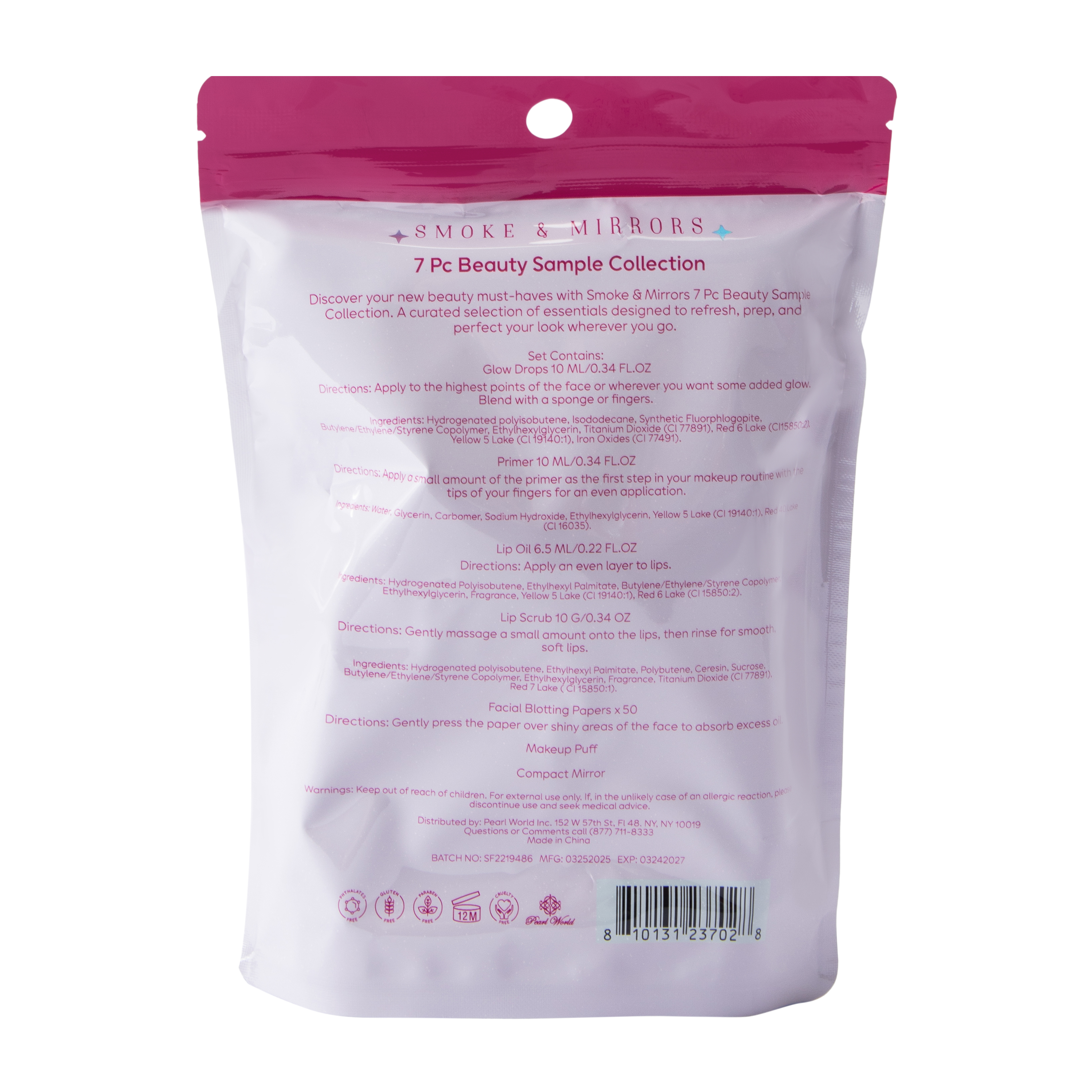 Smoke & Mirrors Beauty Basics Beauty Sample Collection