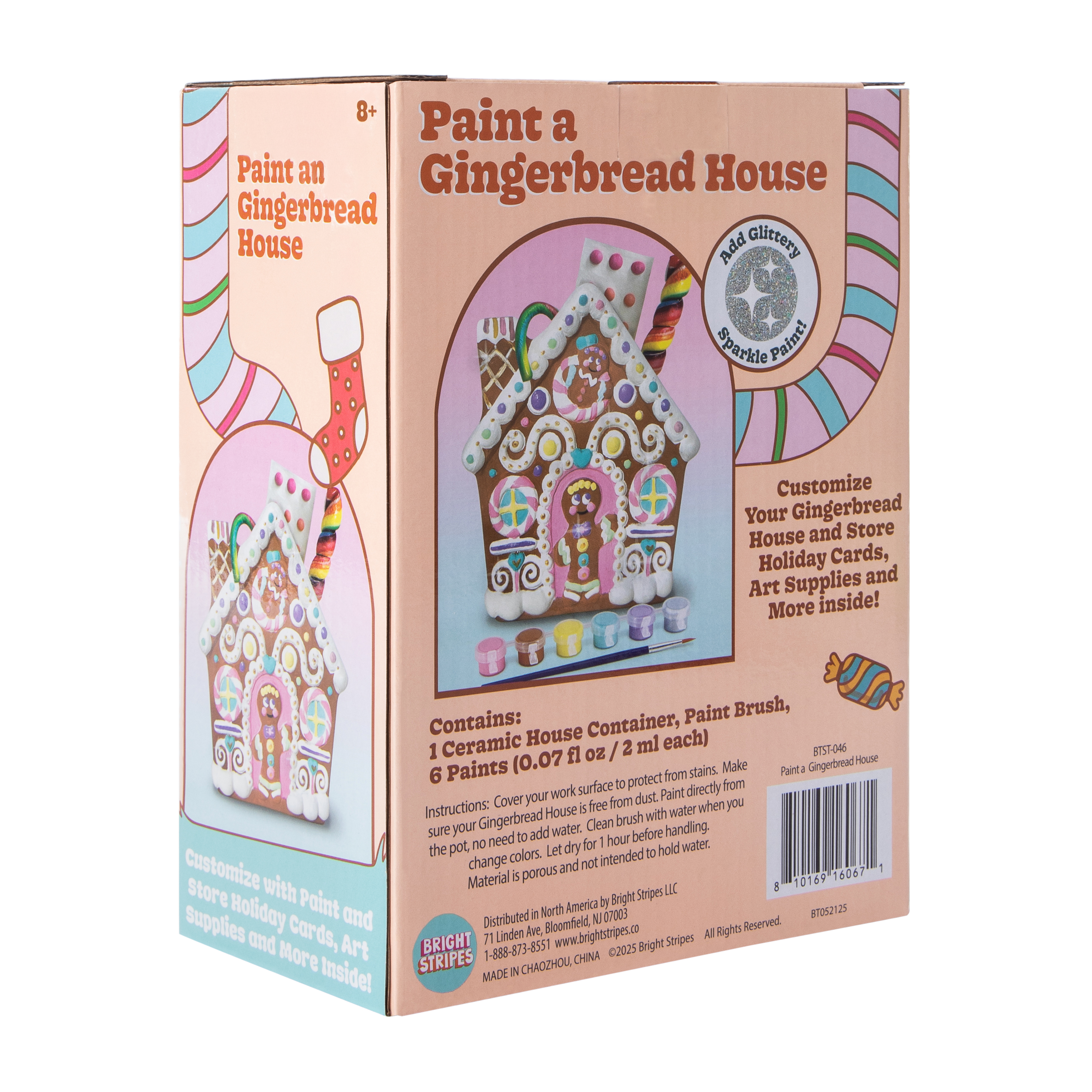 Christmas Paint A Gingerbread House Set