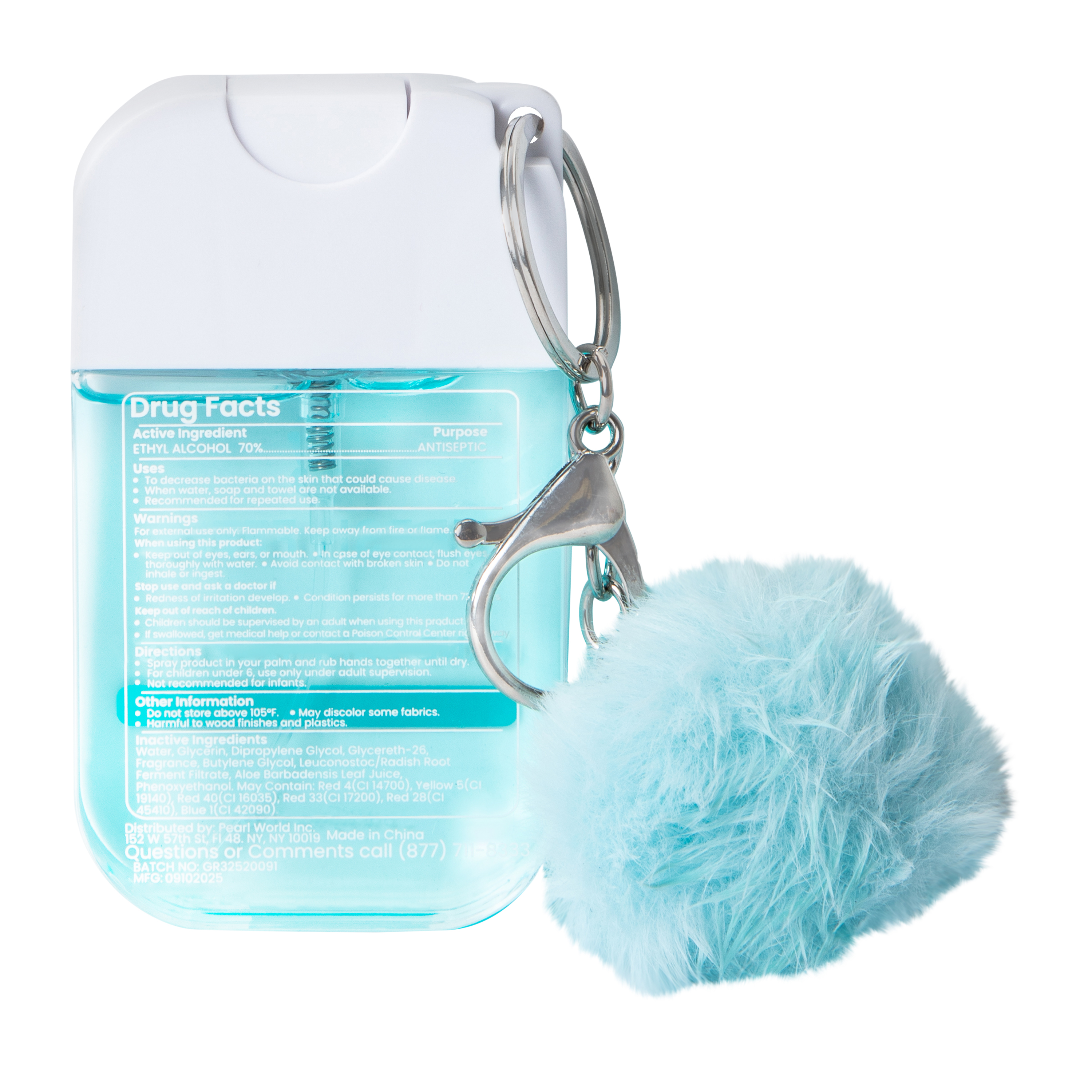 Fresh Feels Blue Raspberry Scent Hand Sanitizer Mist 1.2oz