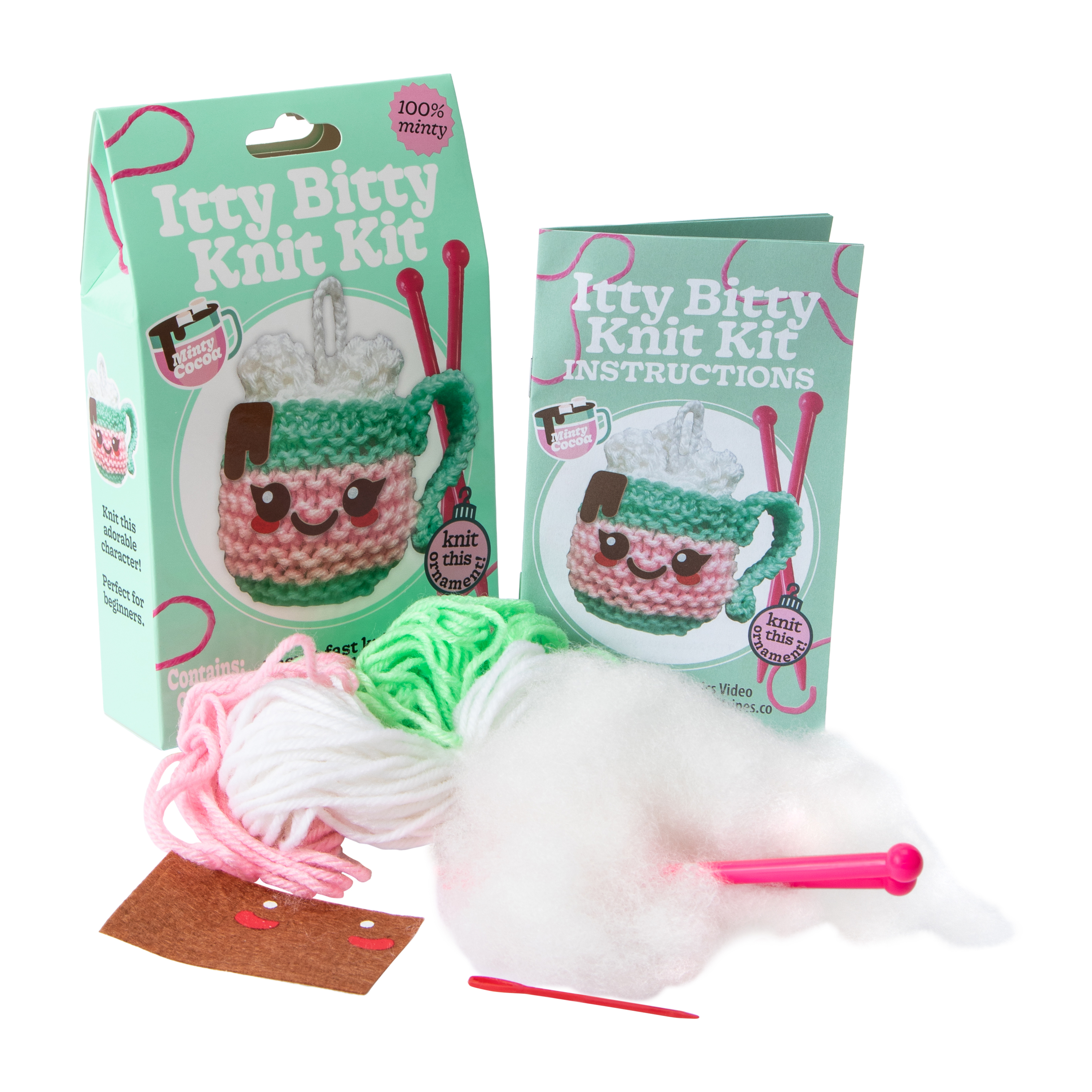 Christmas Itty Bitty Knit Kit Set