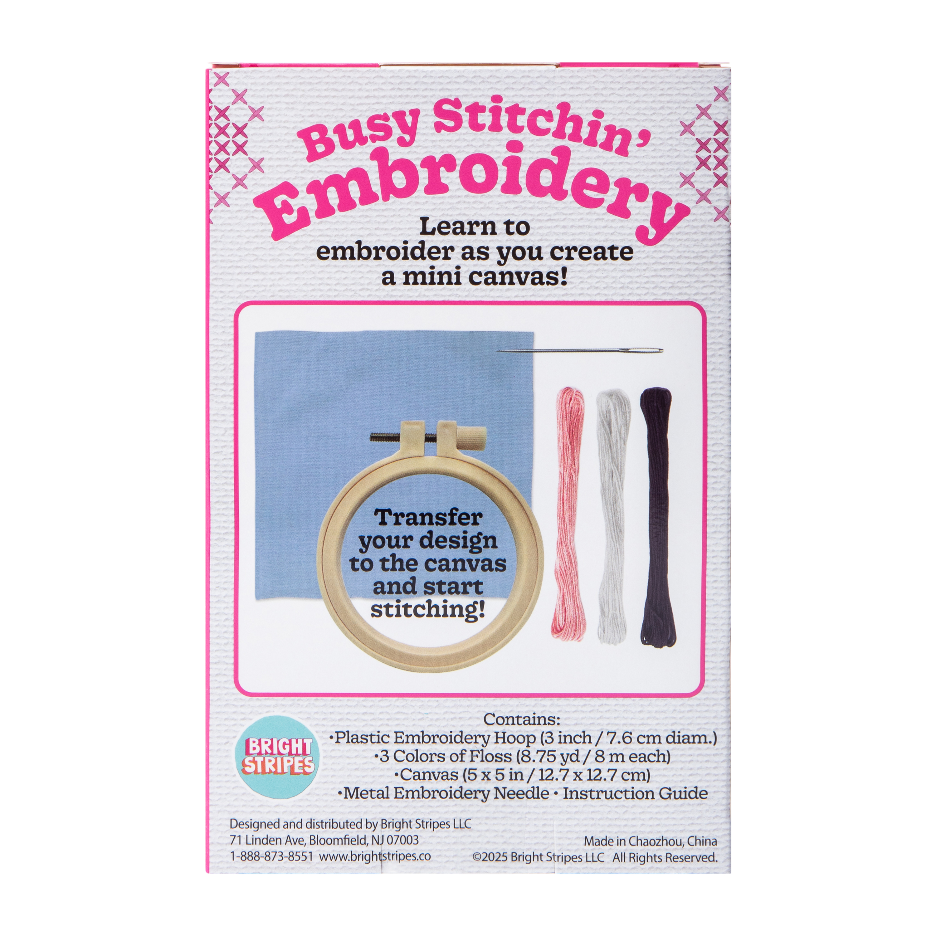 Busy Stitchin' Embroidery Set