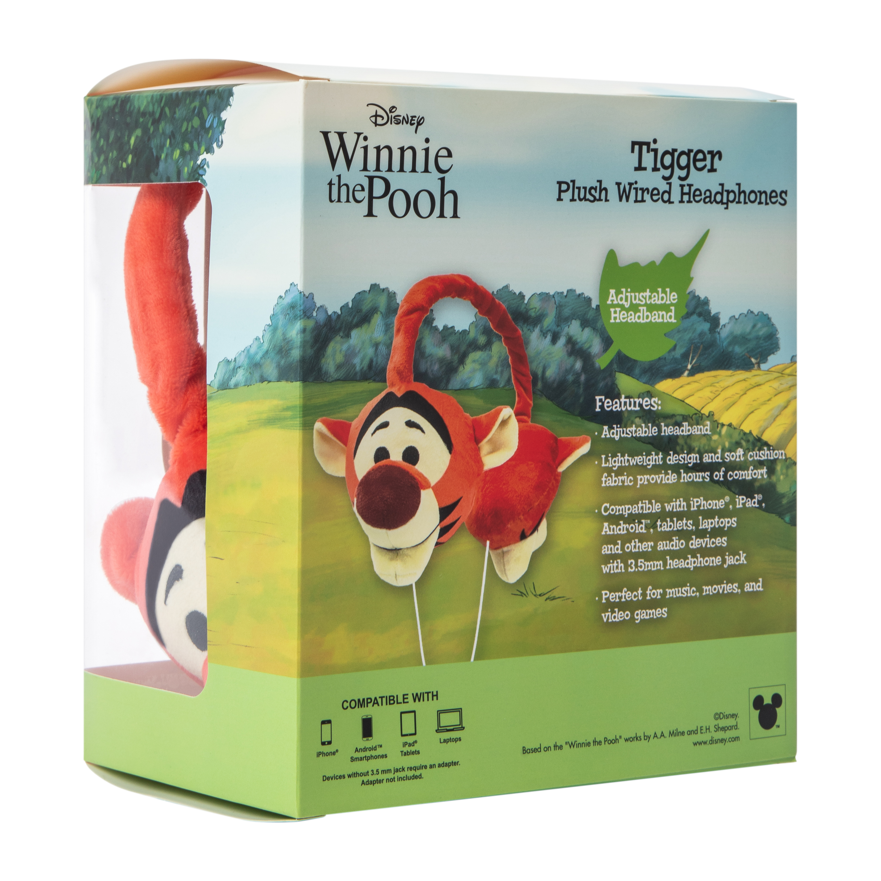 Disney Winnie The Pooh Tigger Plush Wired Headphones