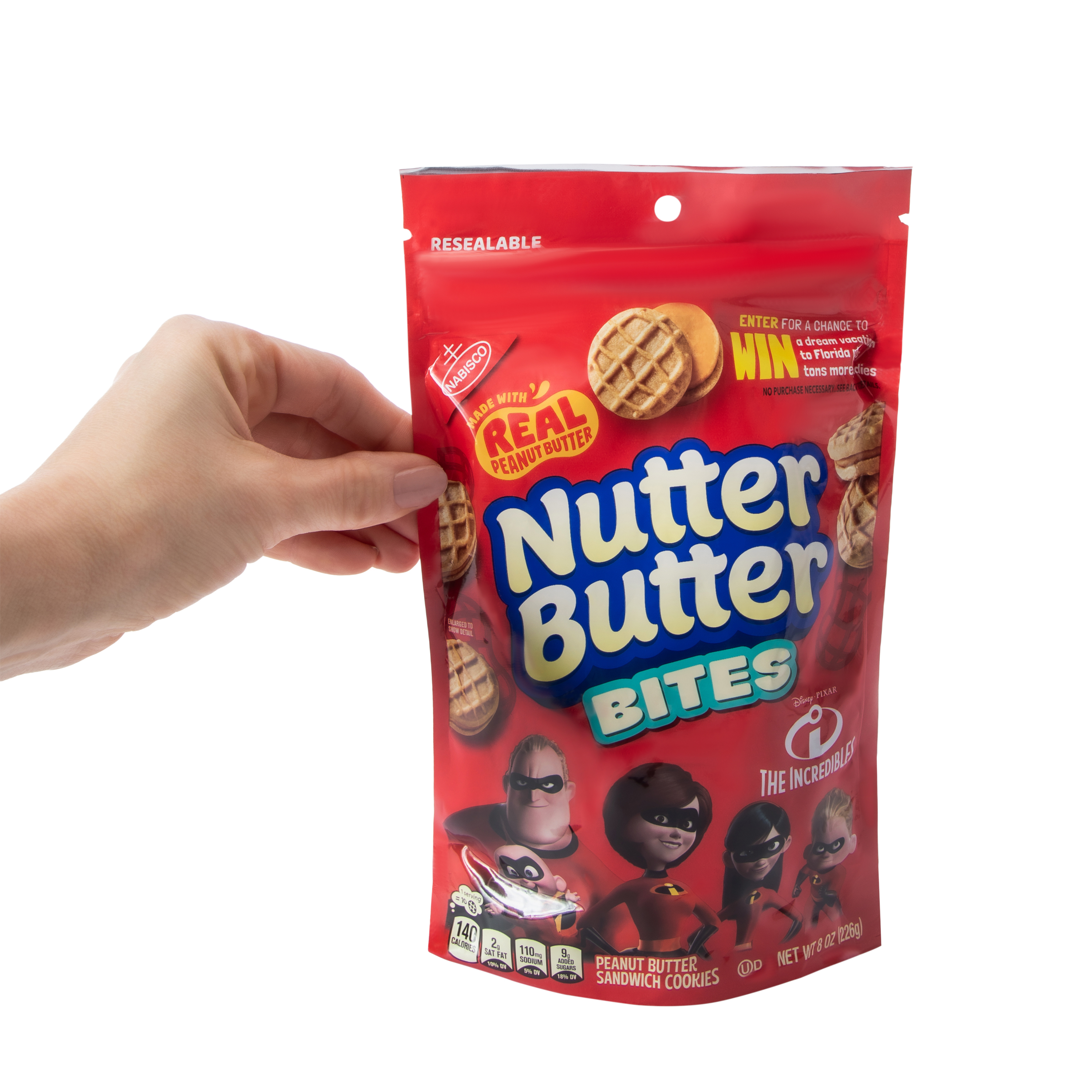 Nutter Butter Bites The Incredibles Peanut Butter Sandwich Cookies 8oz