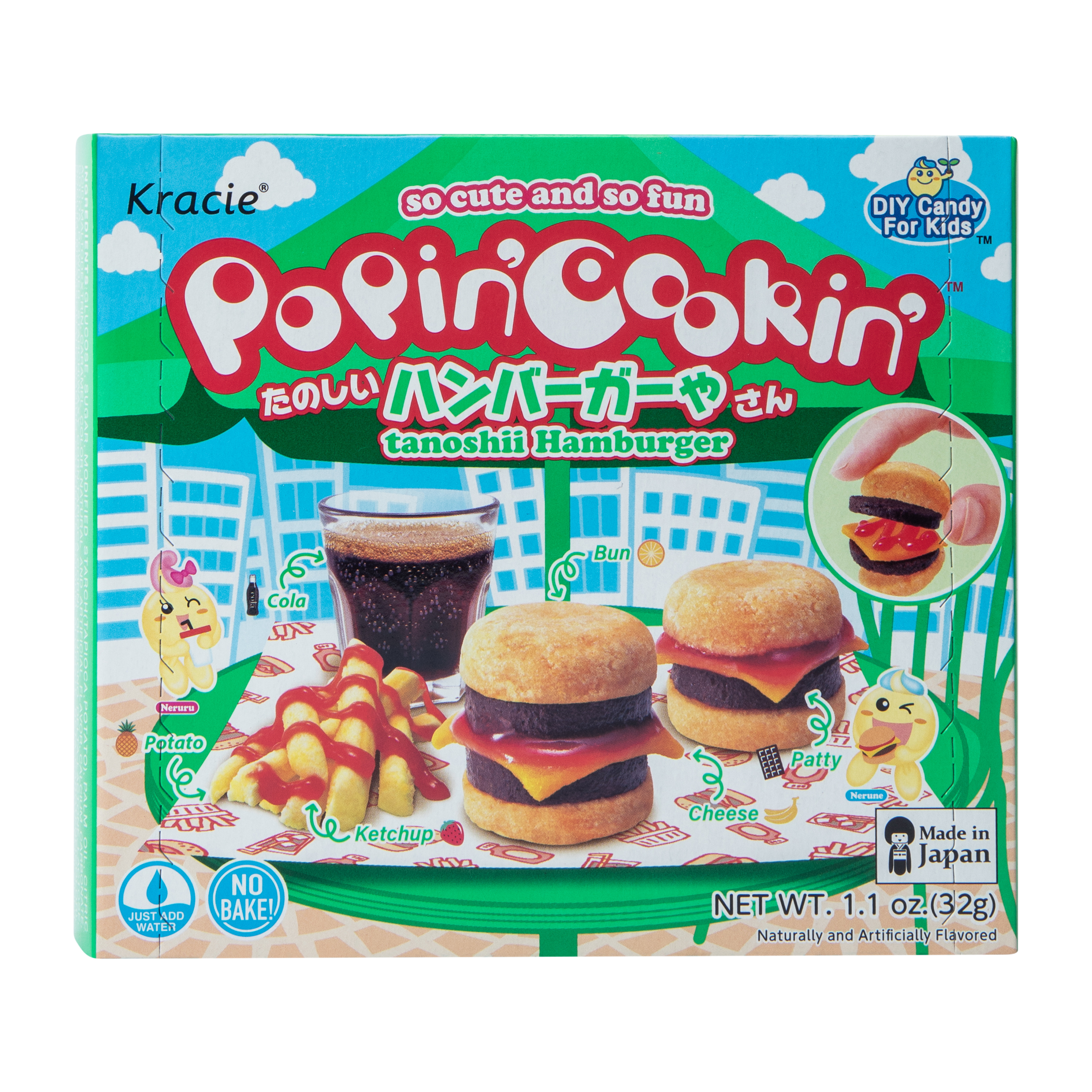 Kracie® Popin' Cookin' Tanoshii Hamburgers 1.1oz | Five Below