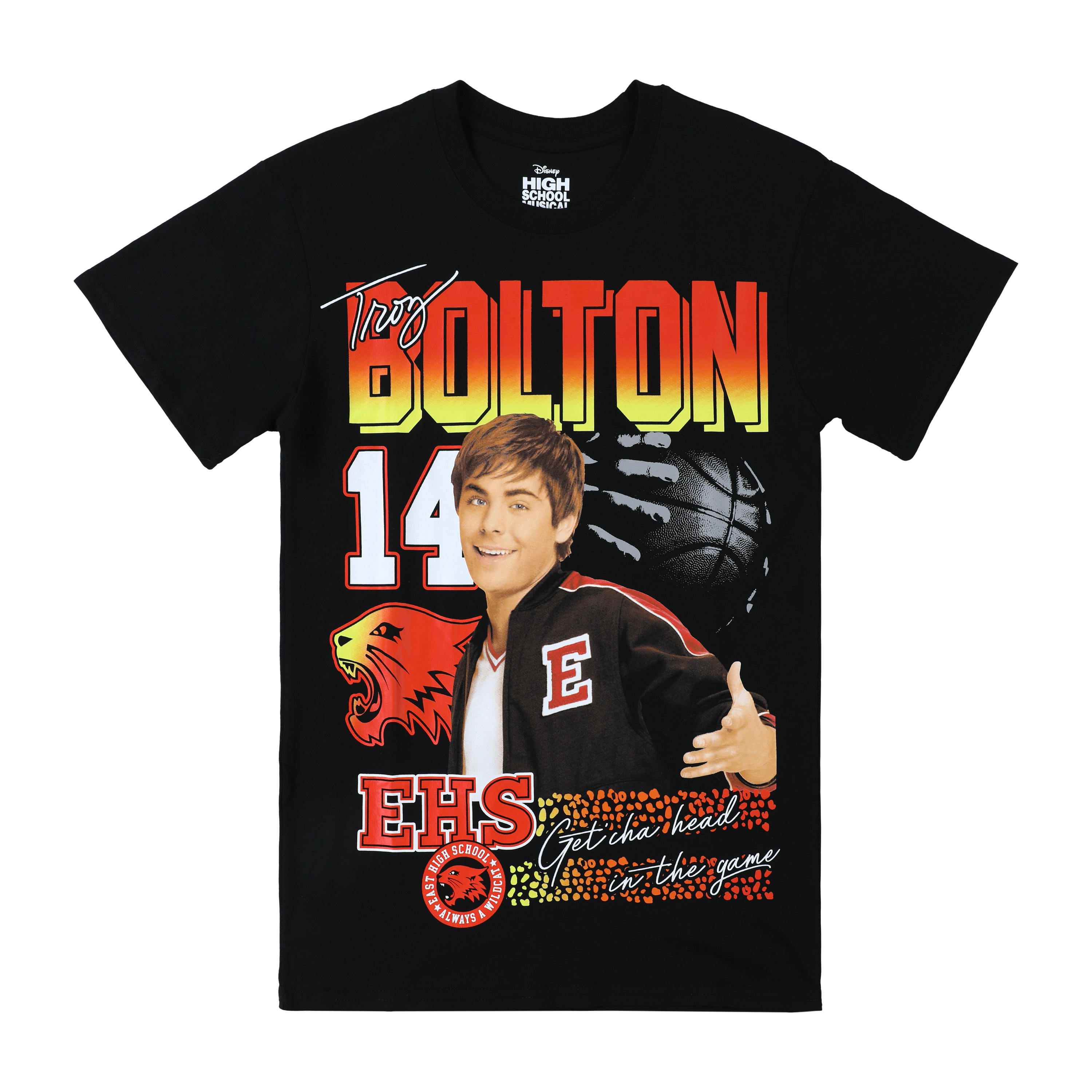 T-shirt High School Musical Live Tonight - Produit Officiel Disney, Coupe Classique, Manches Doubles, Léger Et Confortable