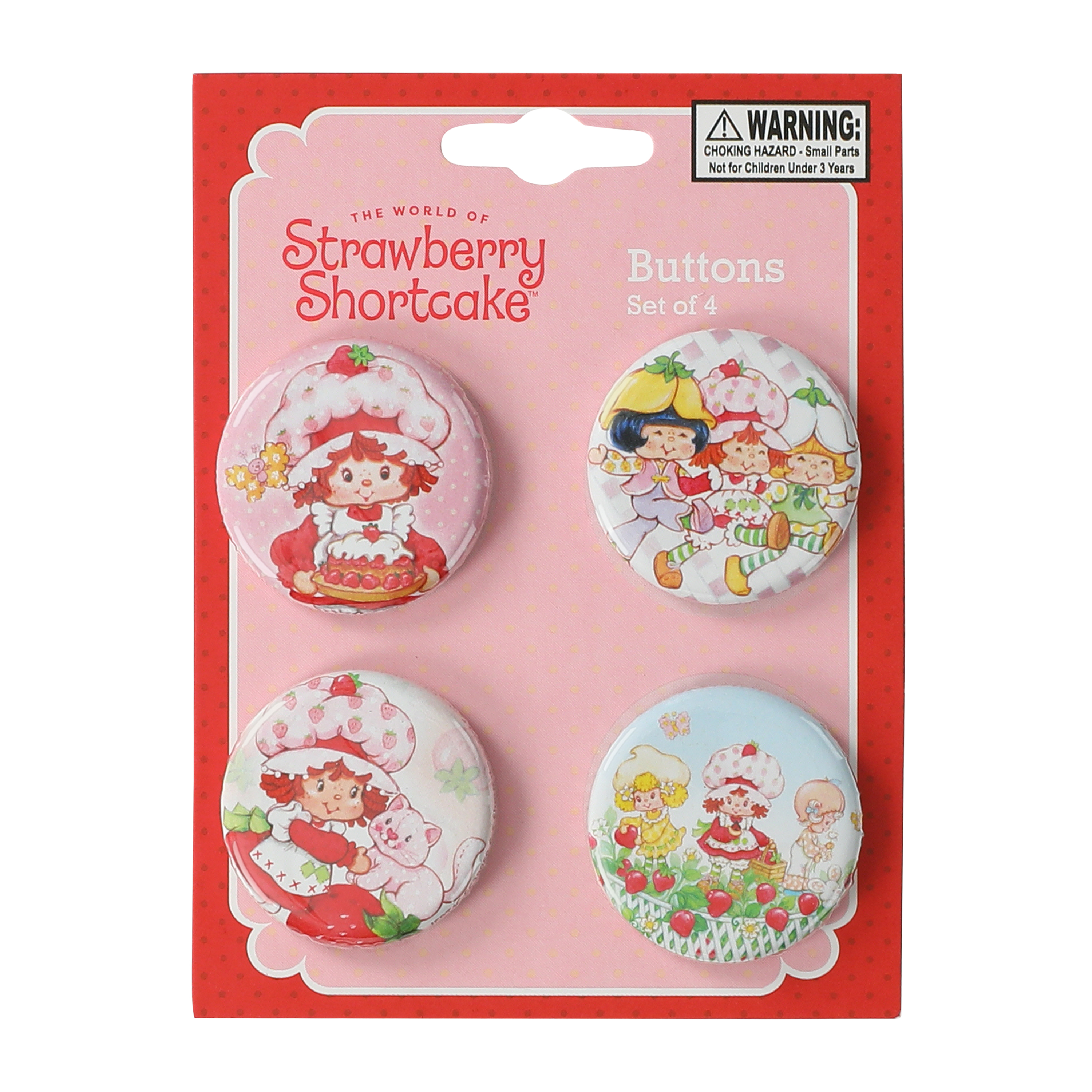 Licensed Buttons 4-Pack | Five Below