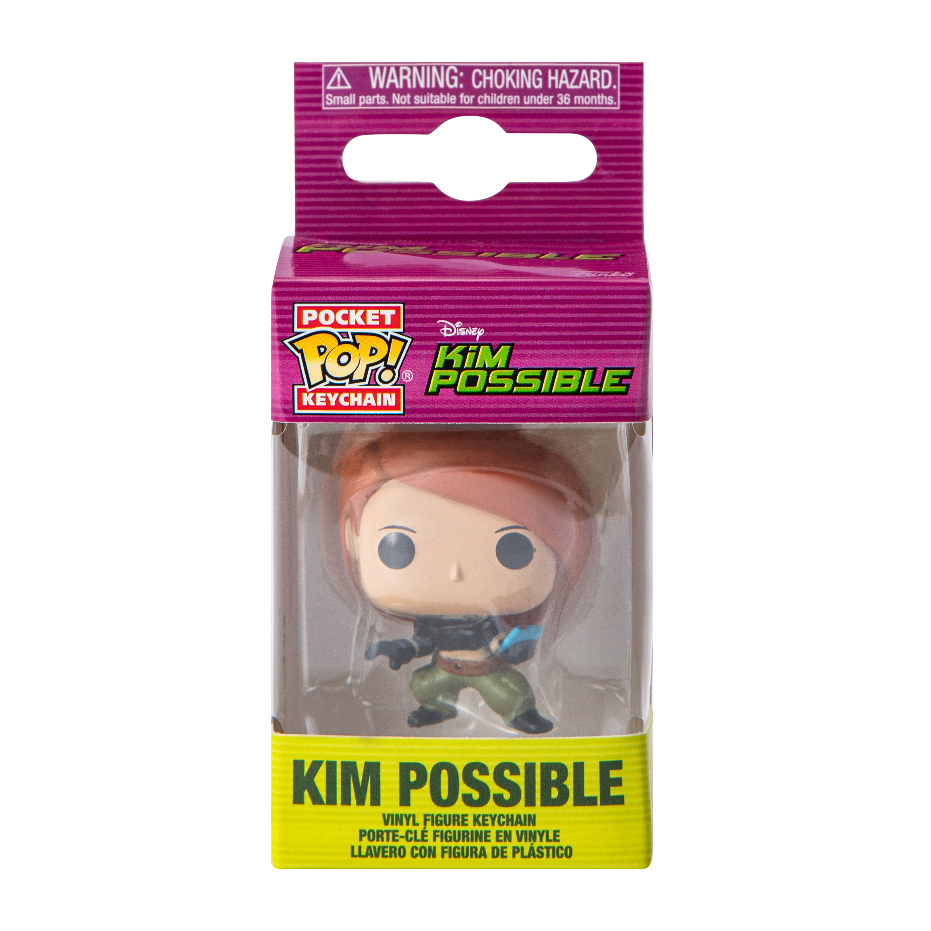 Funko Pop!® Disney Kim Possible Vinyl Figure Keychain | Five Below, image size:3000x3000