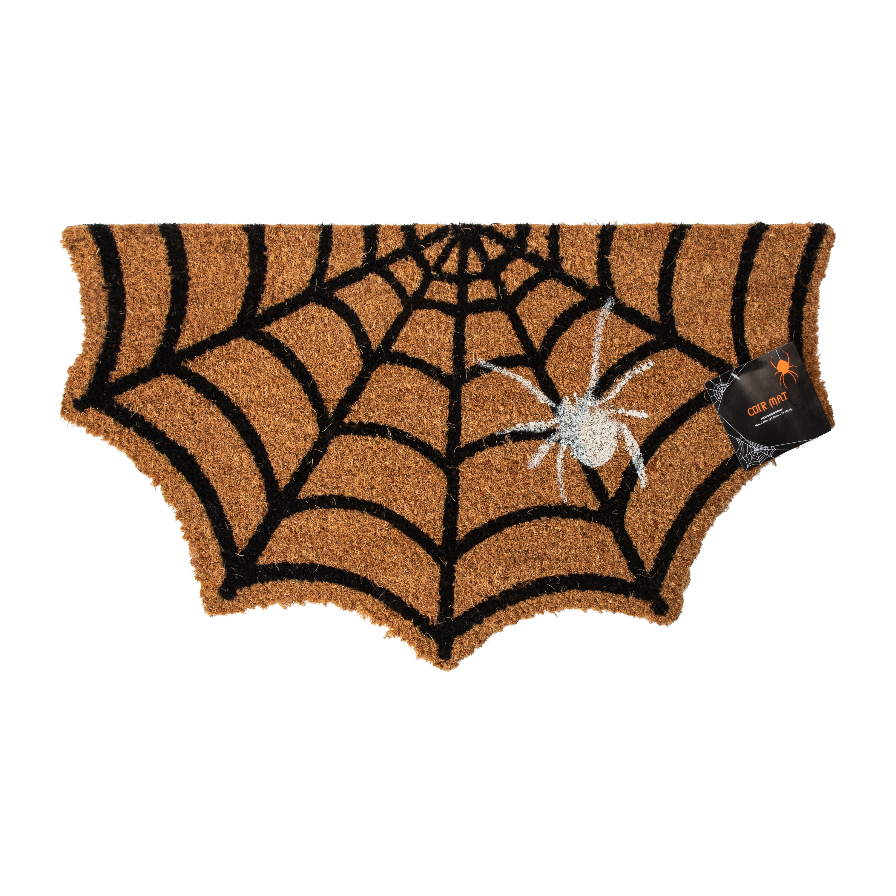 Web Themed Coir Mat