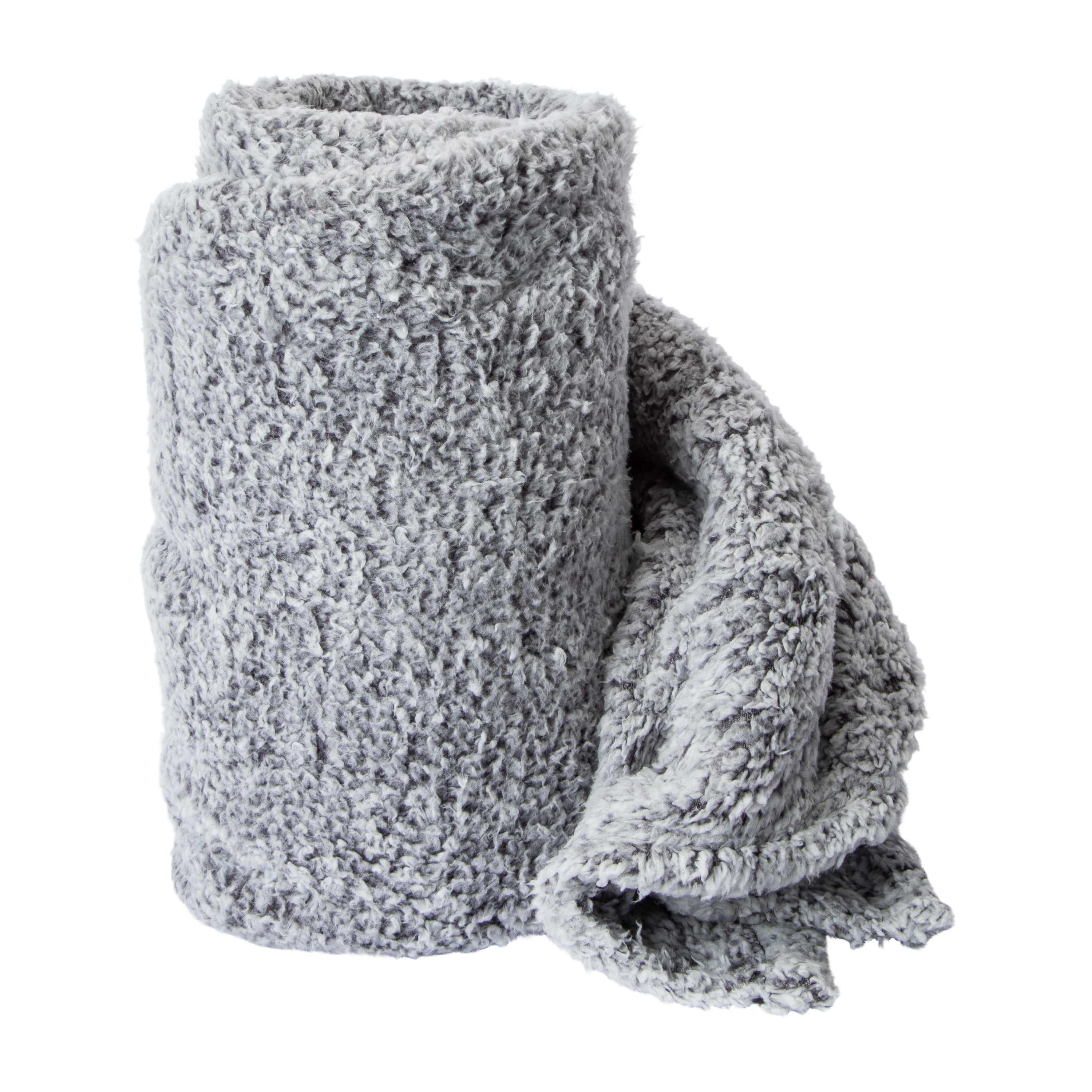 Marled Sherpa Blanket 50in x 60in
