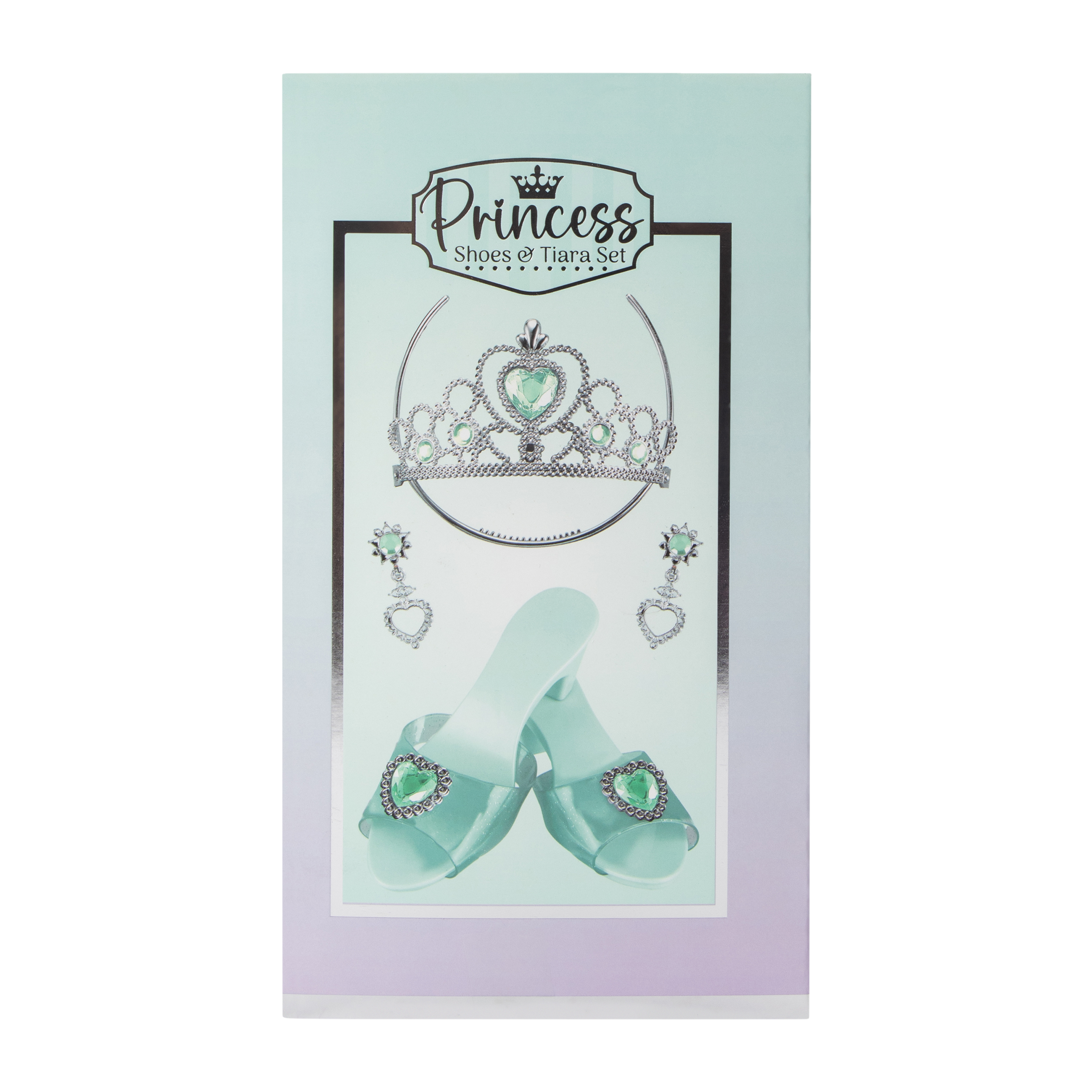 Sparkle Stars Blue Princess Shoes & Tiara Set