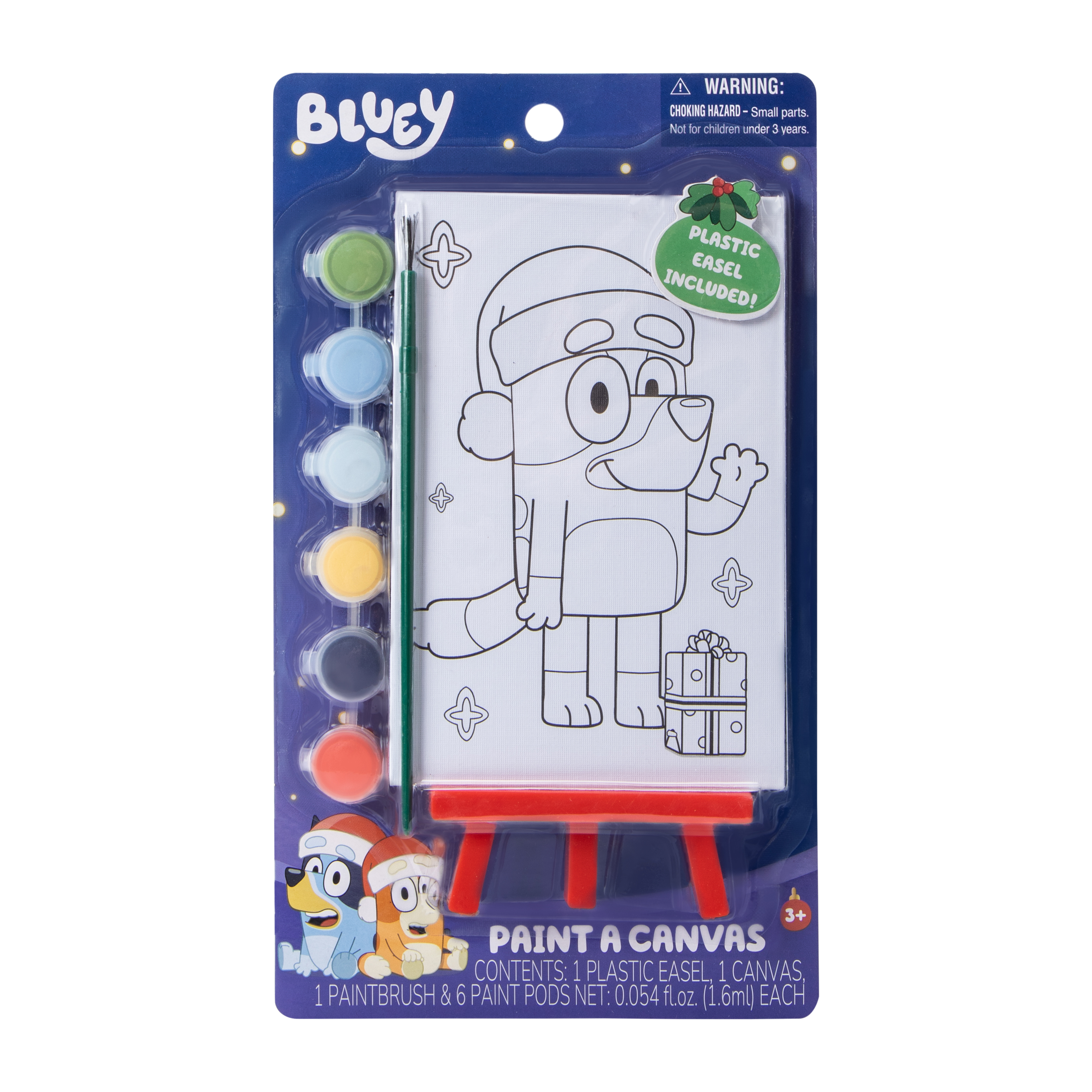 Licensed Christmas Paint A Canvas Set