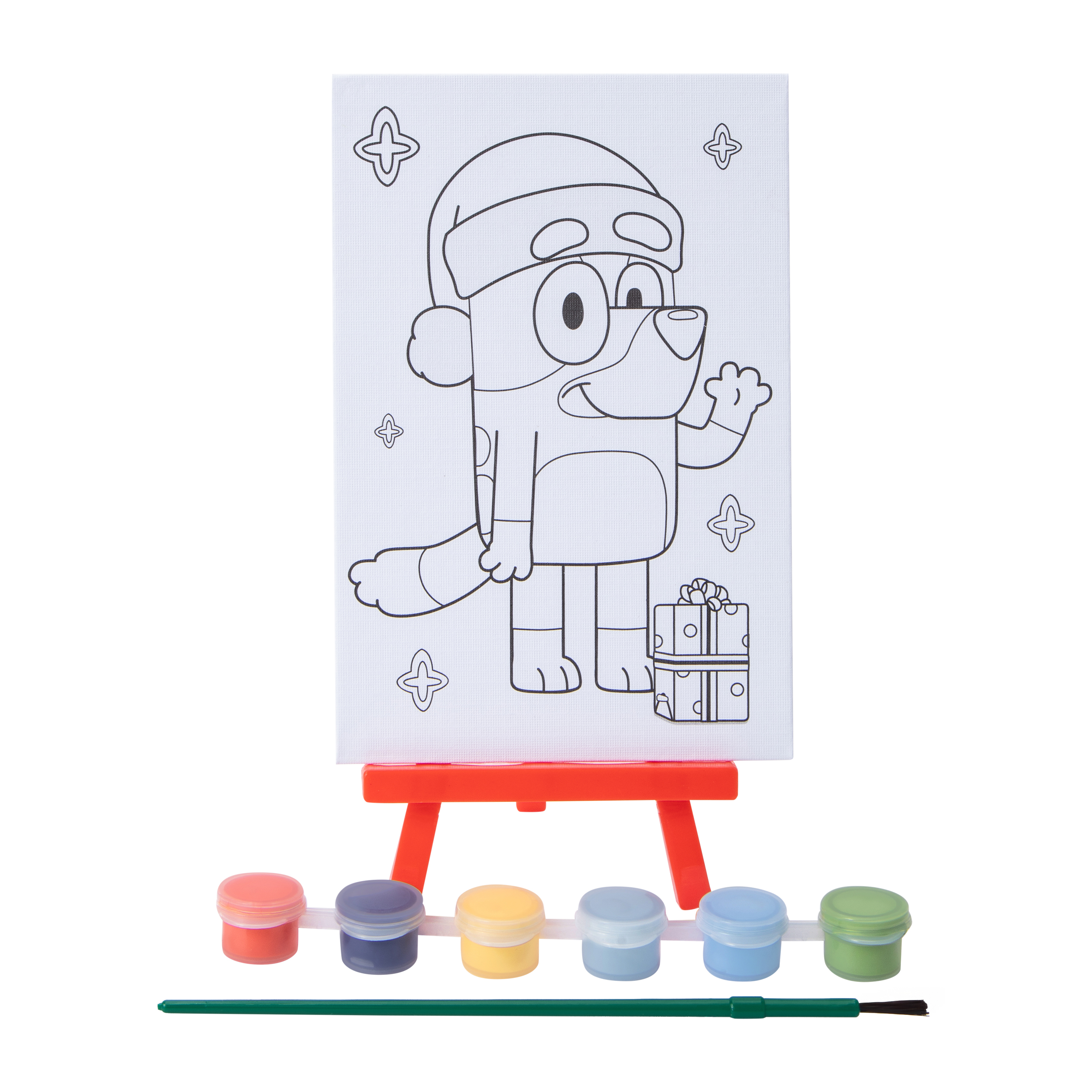 Licensed Christmas Paint  A Canvas Set