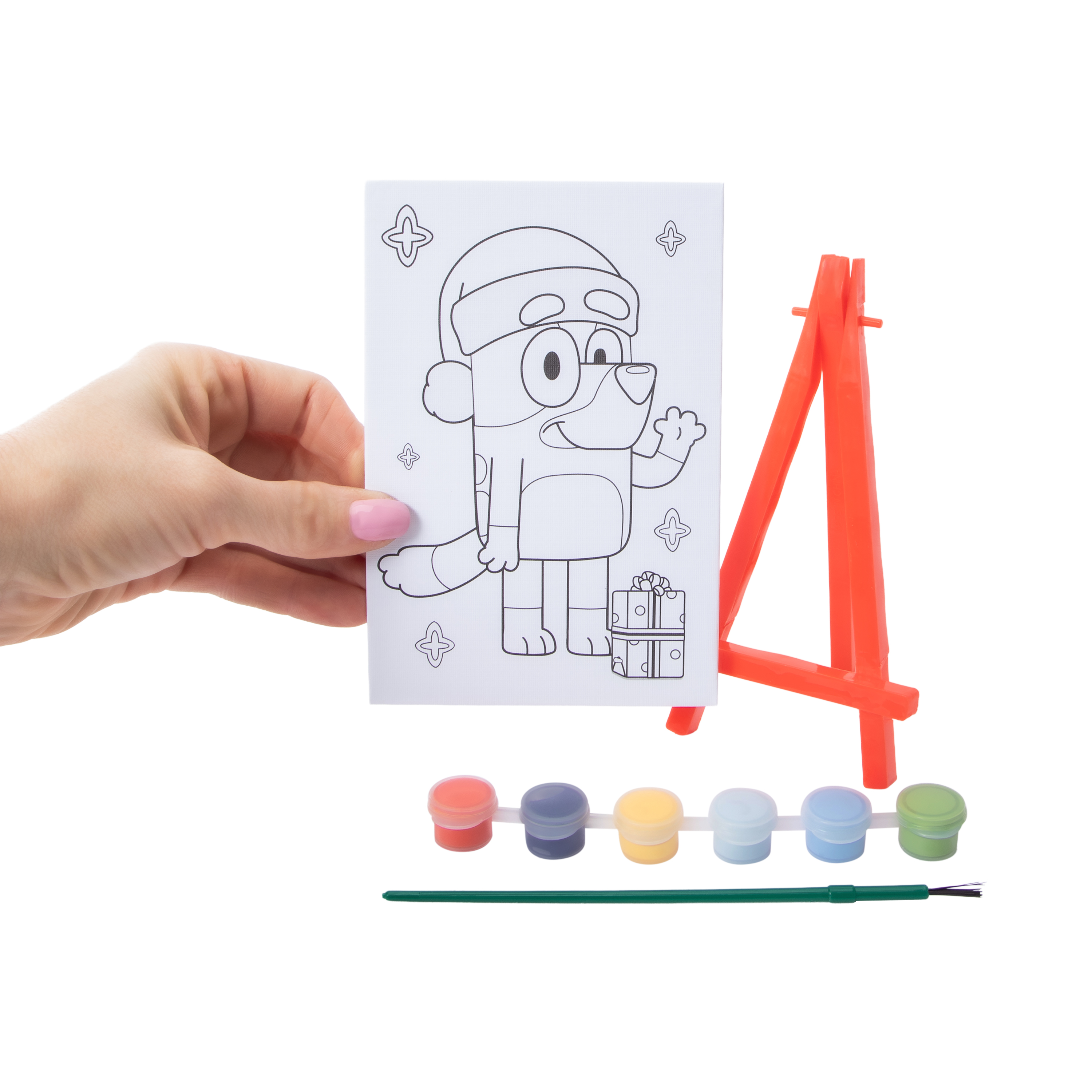 Licensed Christmas Paint  A Canvas Set