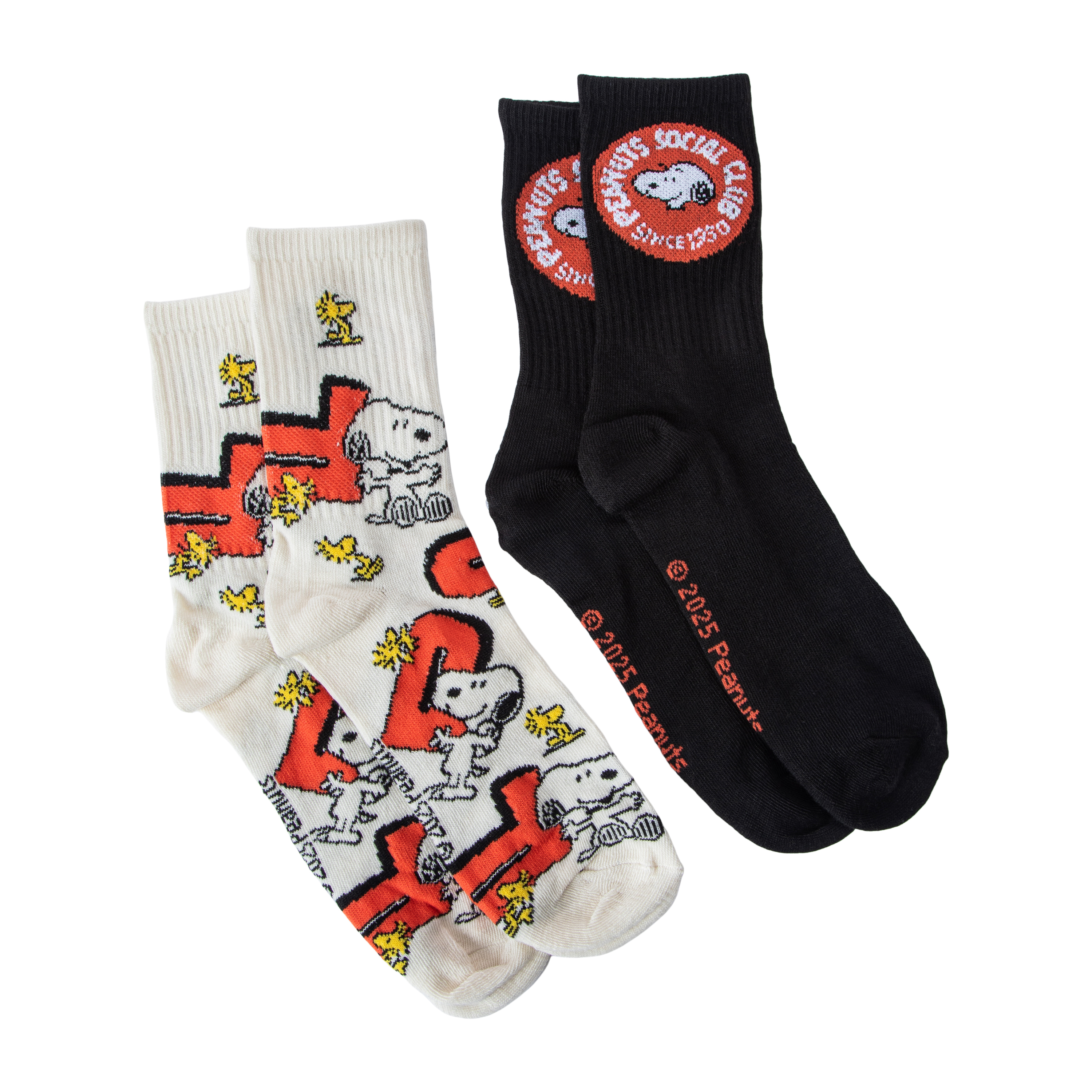 Peanuts® Crew Socks 2-Pairs