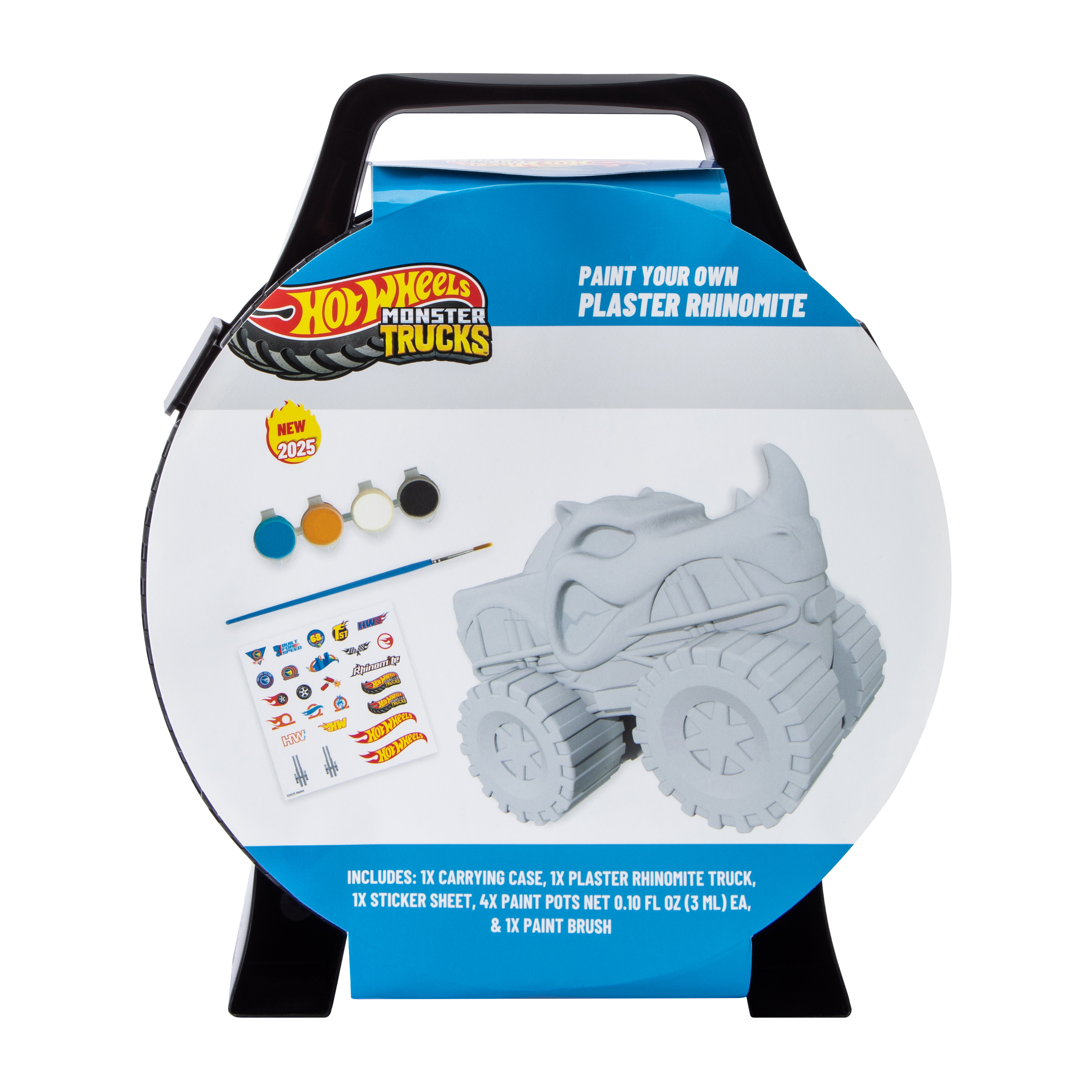 Hot Wheels Monster Trucks Paint Your Own Plaster Rhinomite Set