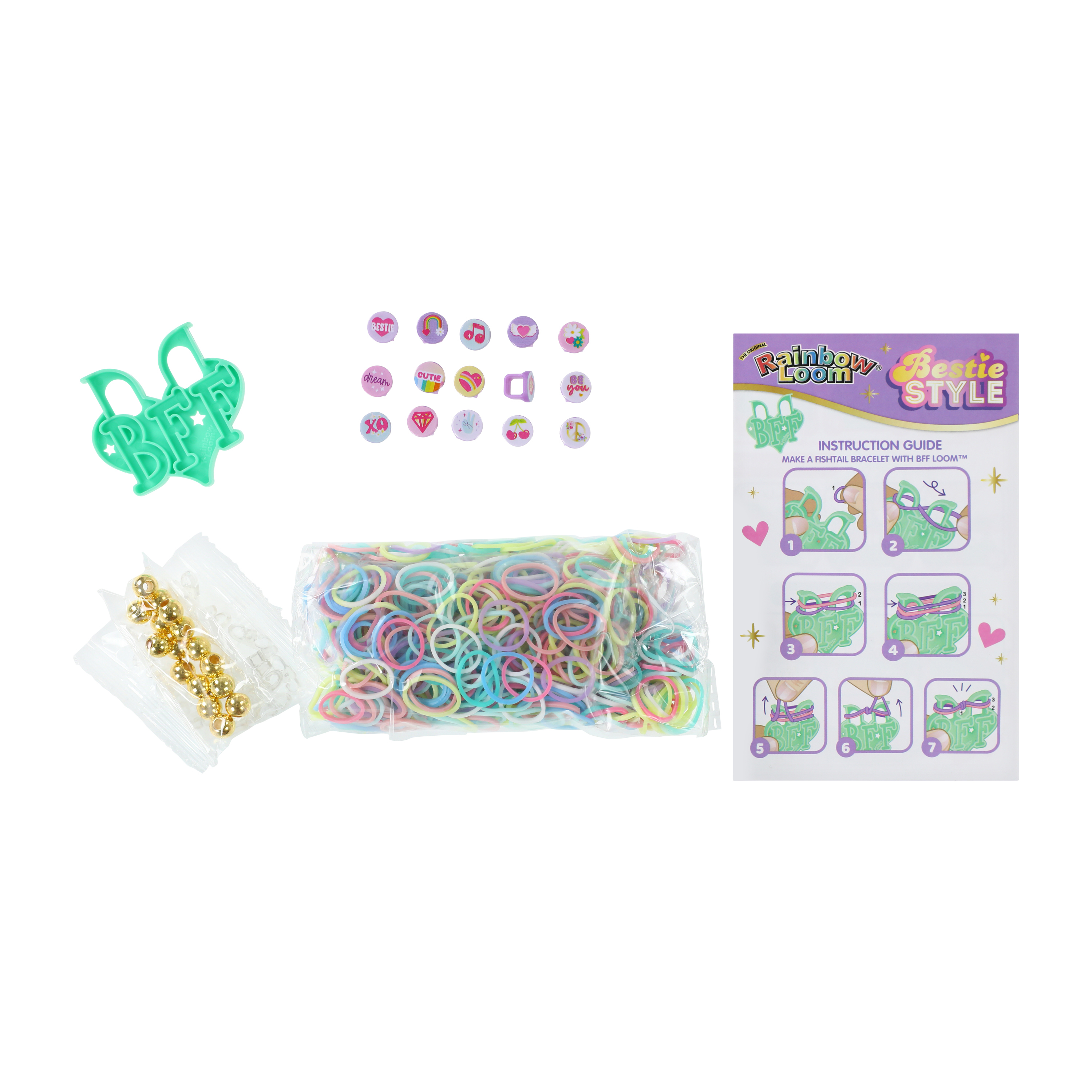 Rainbow Loom® Bestie Style Bead Bracelet Kit