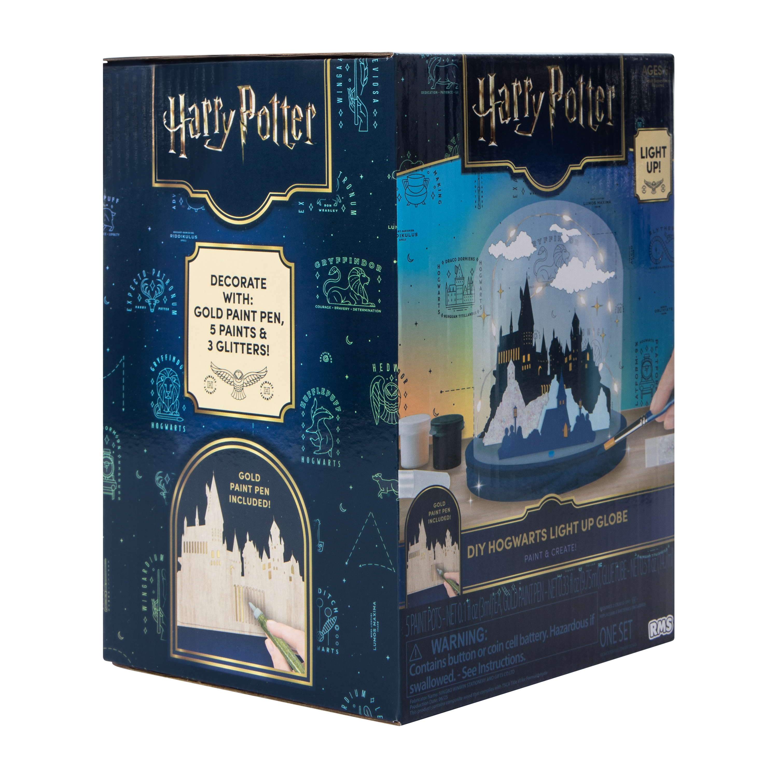 Harry Potter DIY Hogwarts Light Up Globe Set