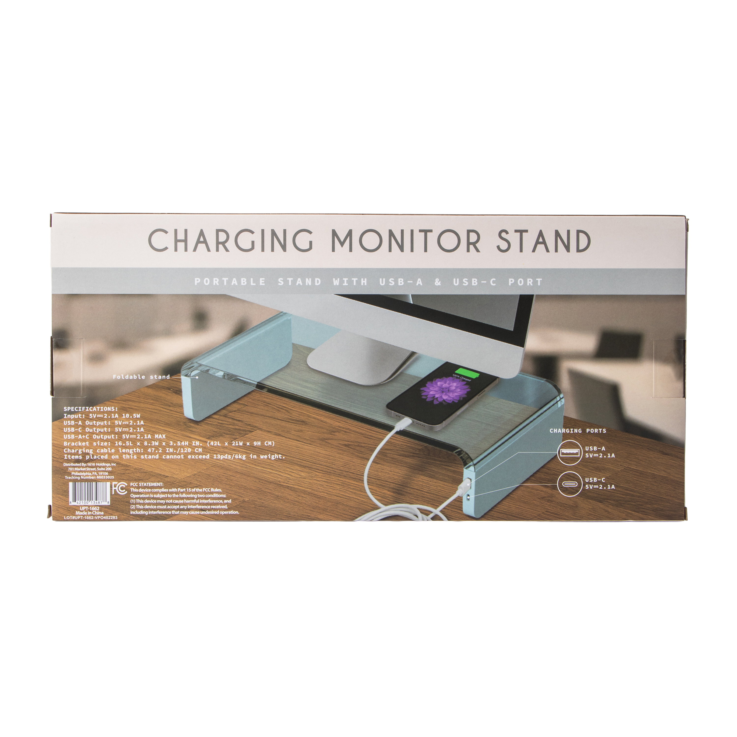 Charging Monitor Stand
