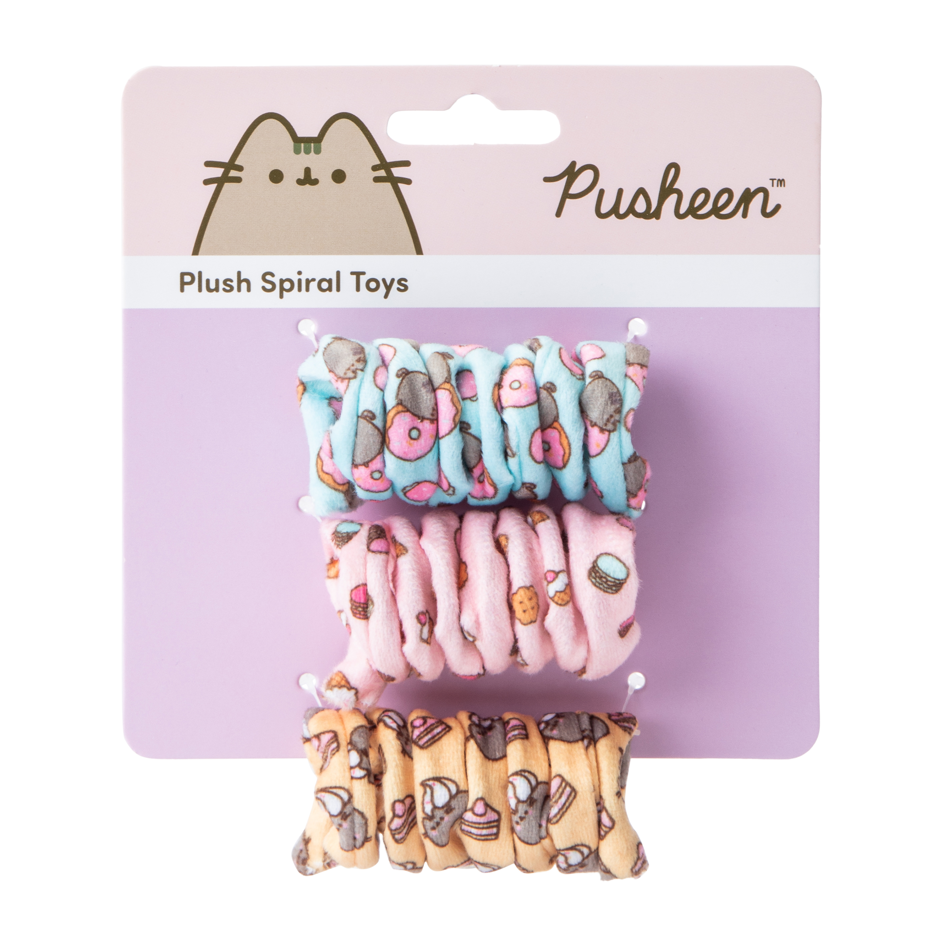 Pets Pusheen™ Plush Spiral Toys 3-Pack