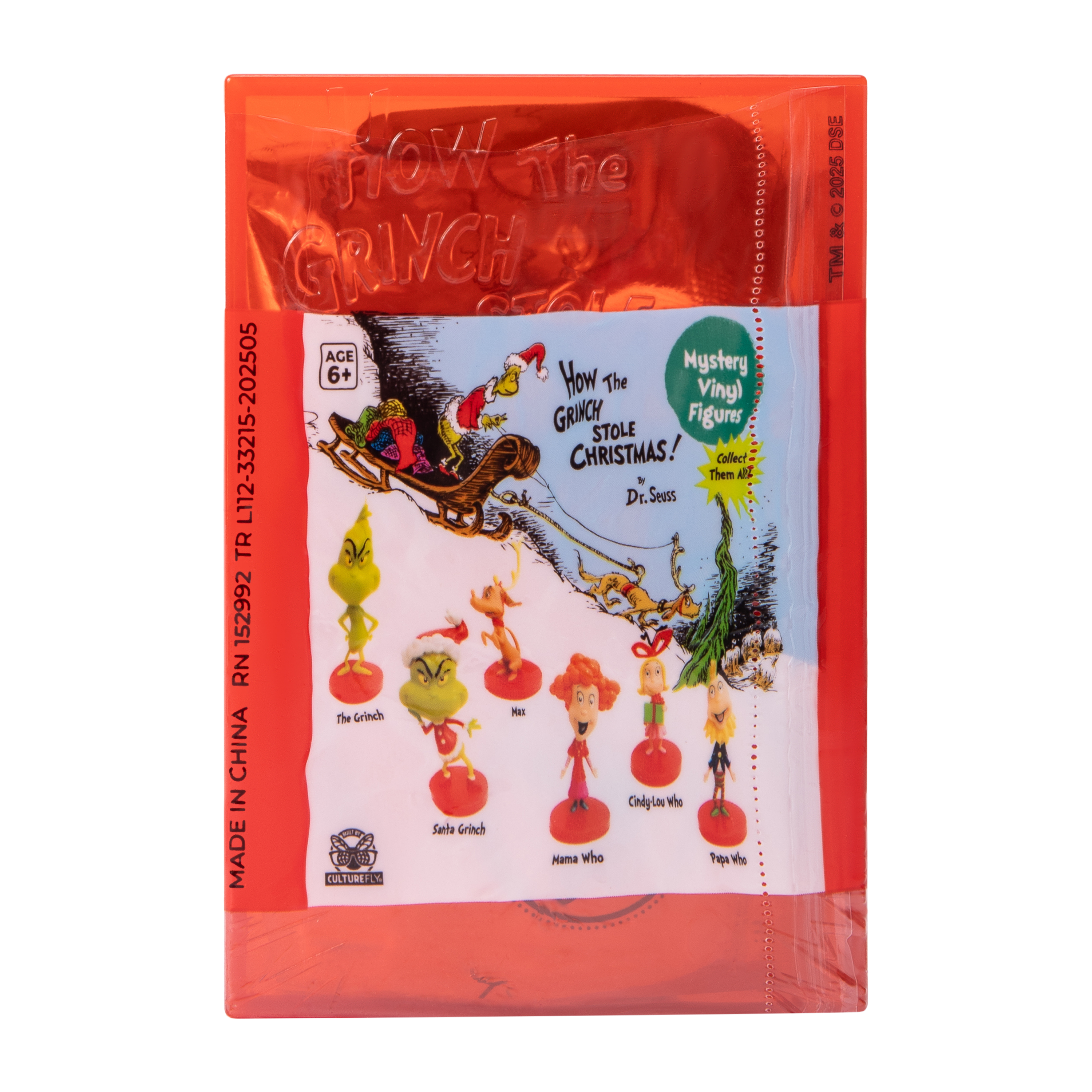 How The Grinch Stole Christmas! By Dr. Seuss Mystery Vinyl Figure (Styles May Vary)