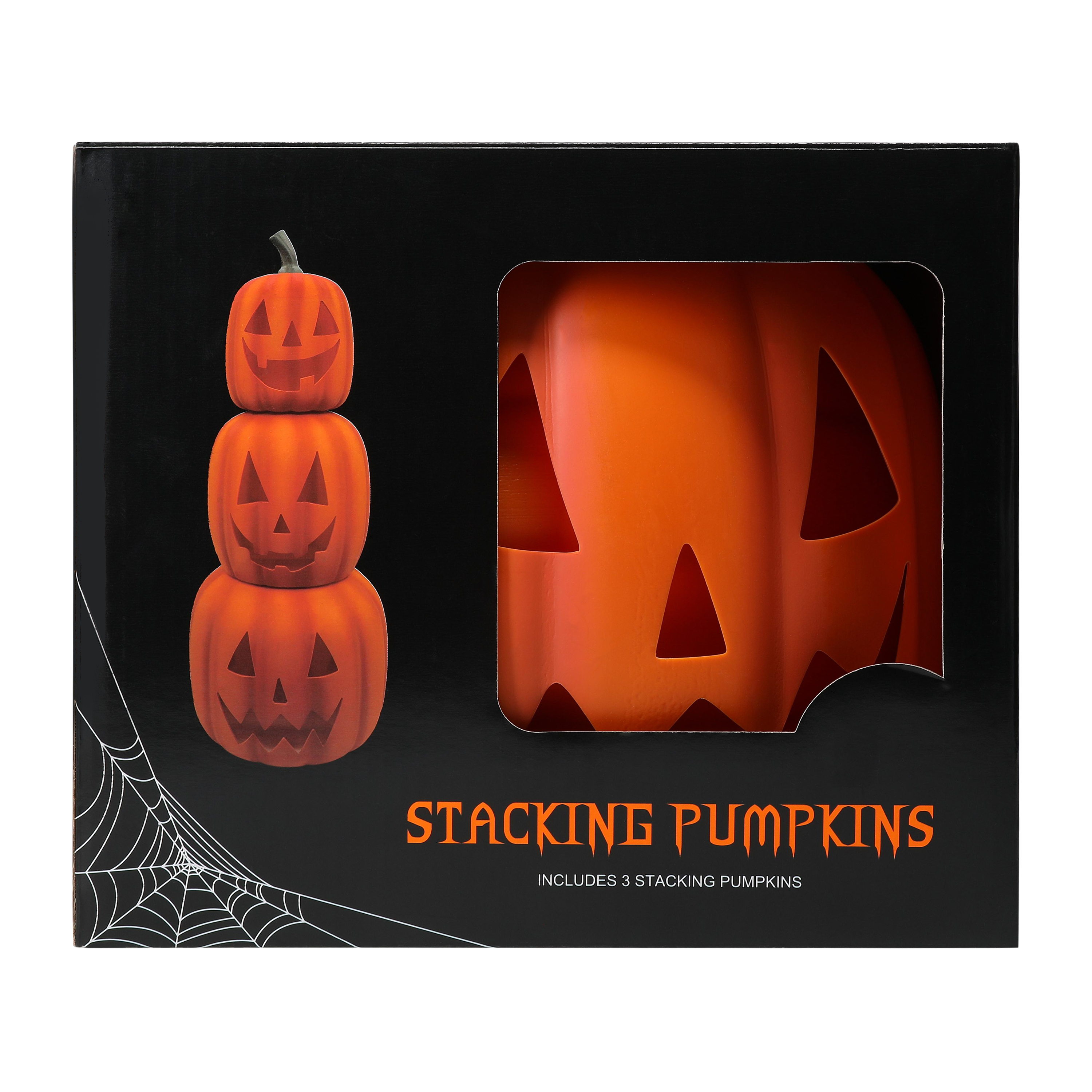 Halloween Stacking Pumpkin - Orange