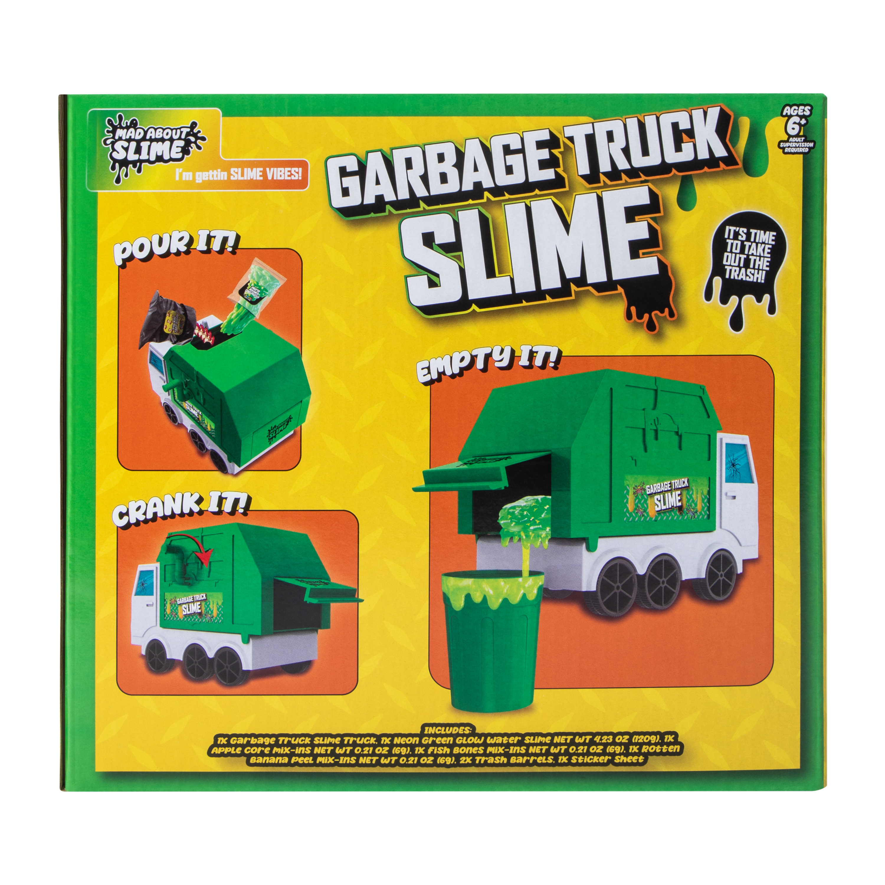 Mad About Slime Garbage Truck Slime Set