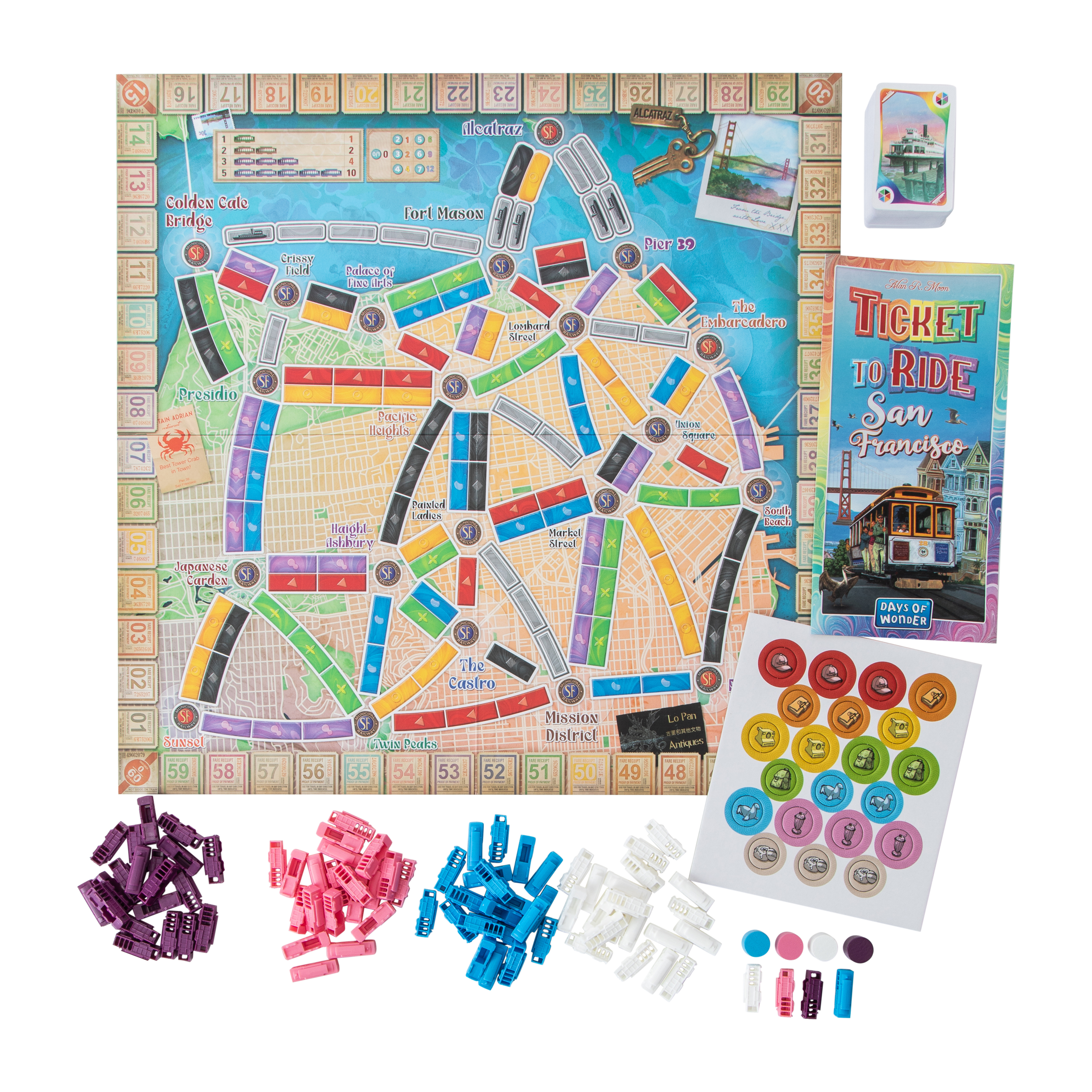 Days Of Wonder® Ticket To Ride San Francisco Board Game