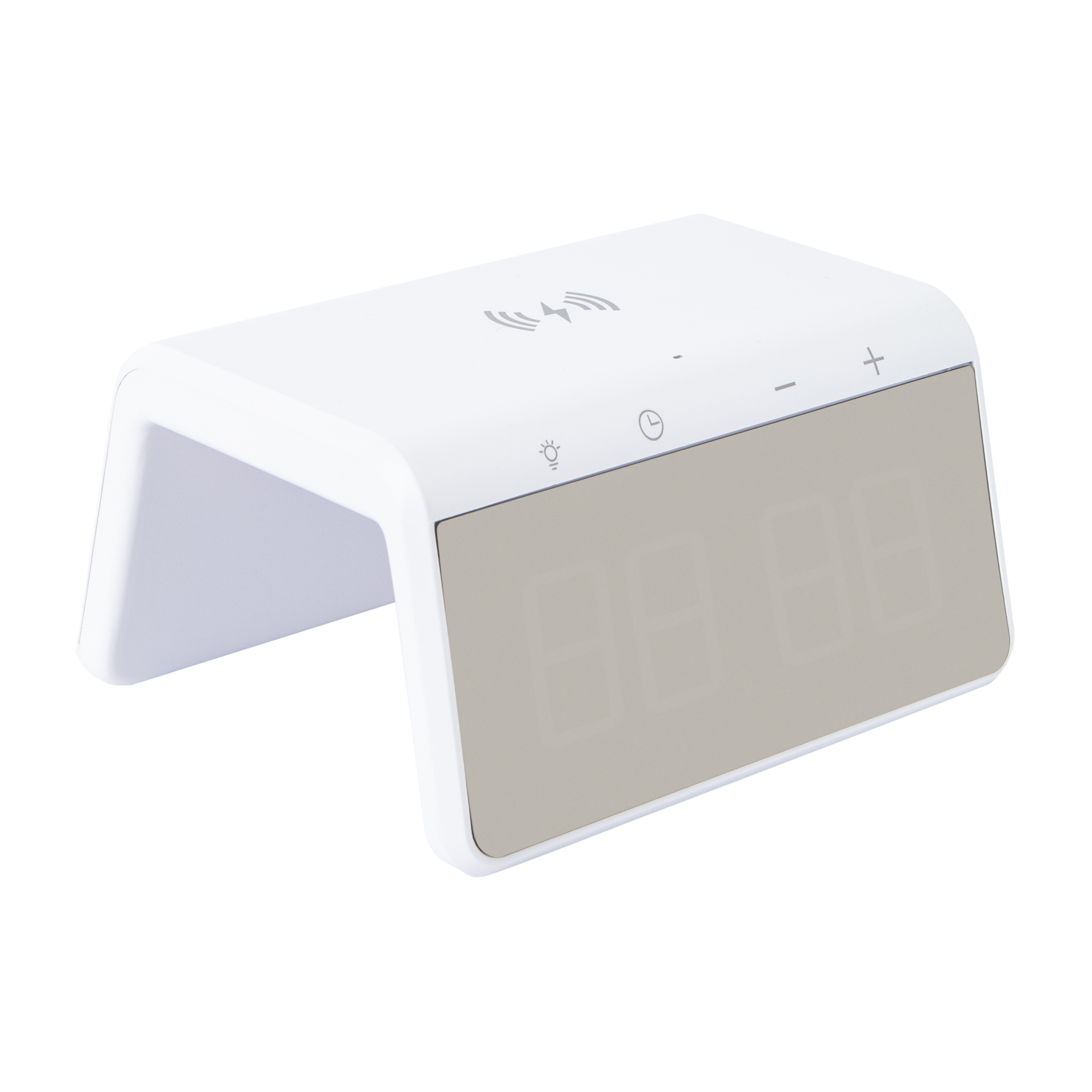 Wireless Charging Clock W/ Mirror Screen