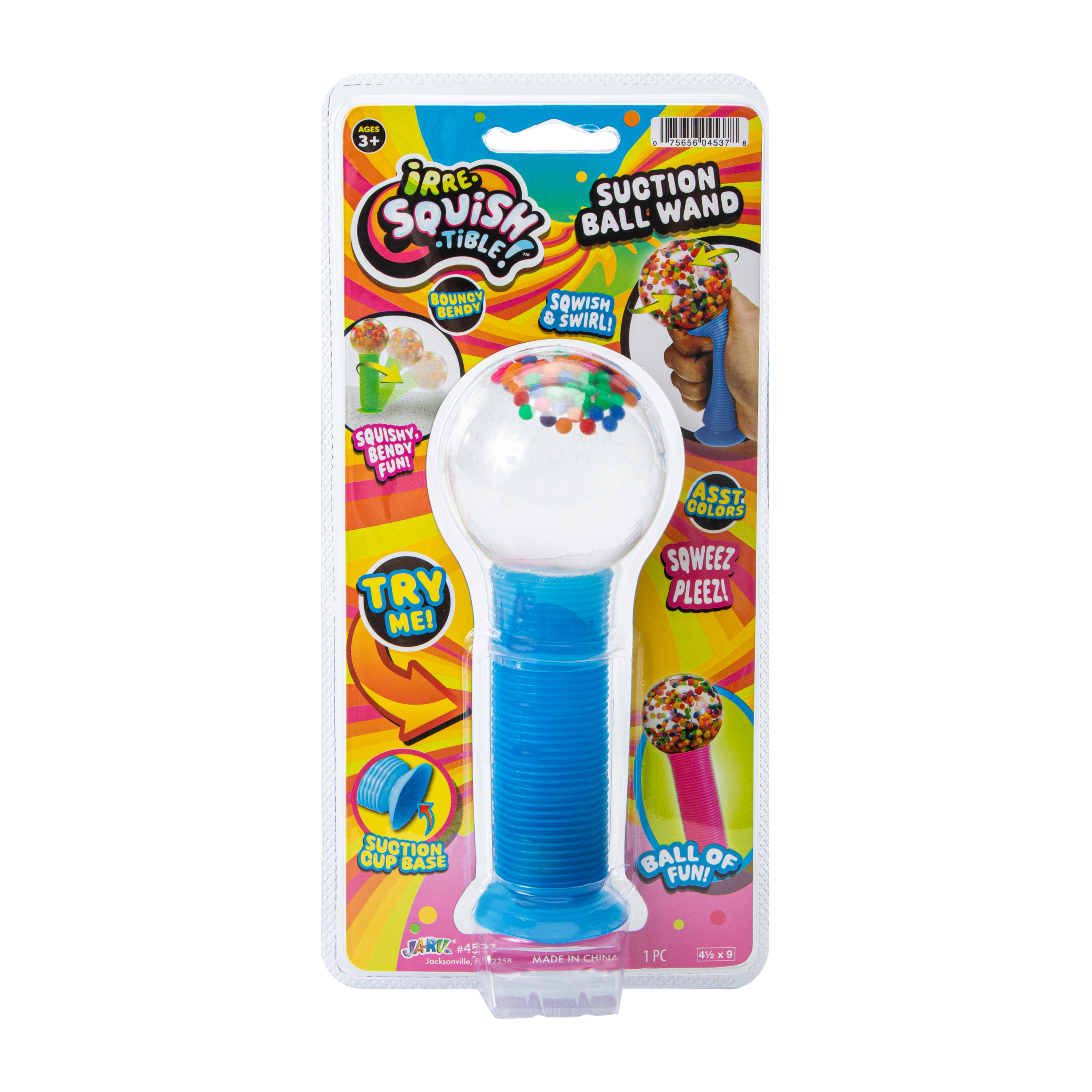 Irre-Squish-Tible!™ Suction Ball Wand (Styles May Vary)