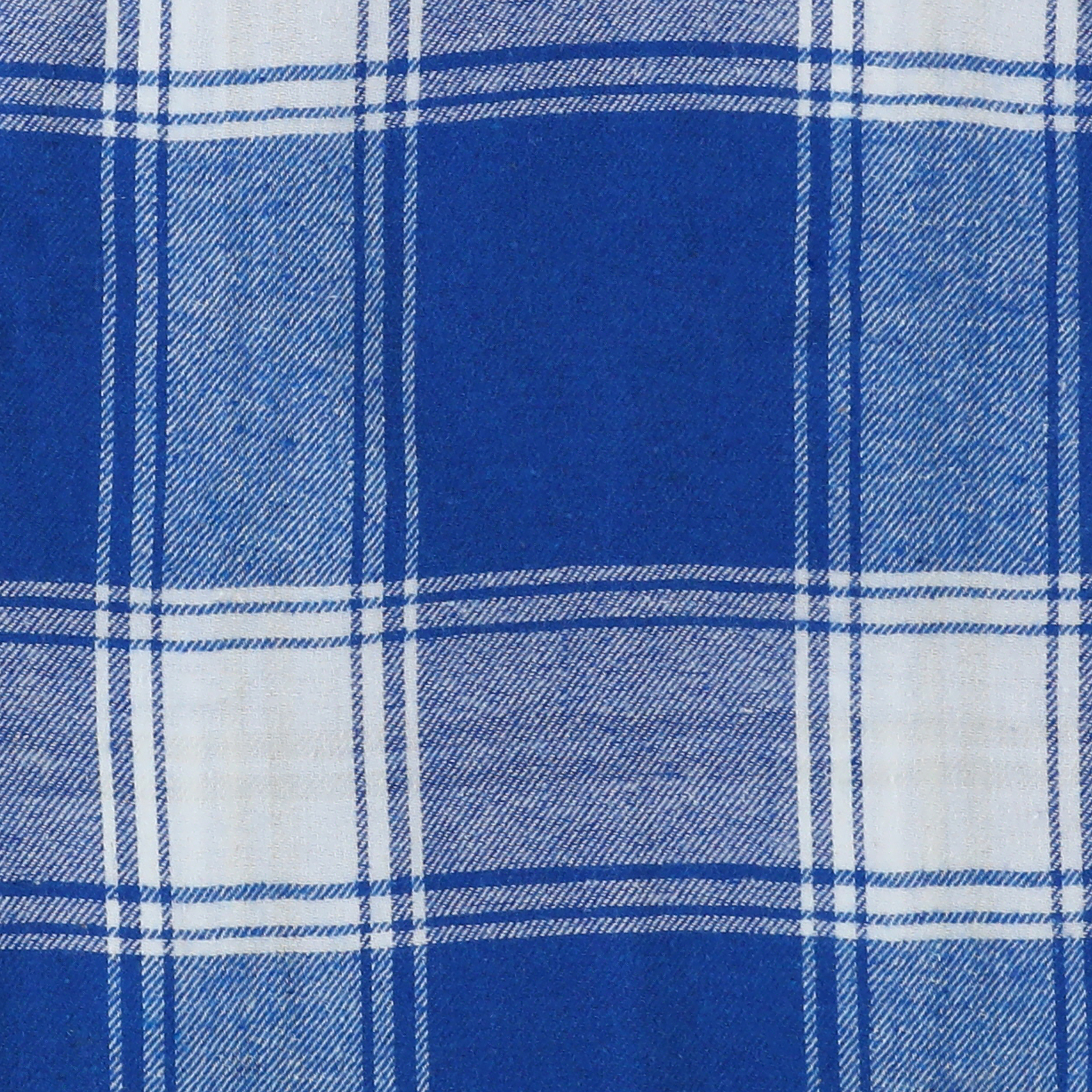 Plaid Flannel Button-Down Shirt