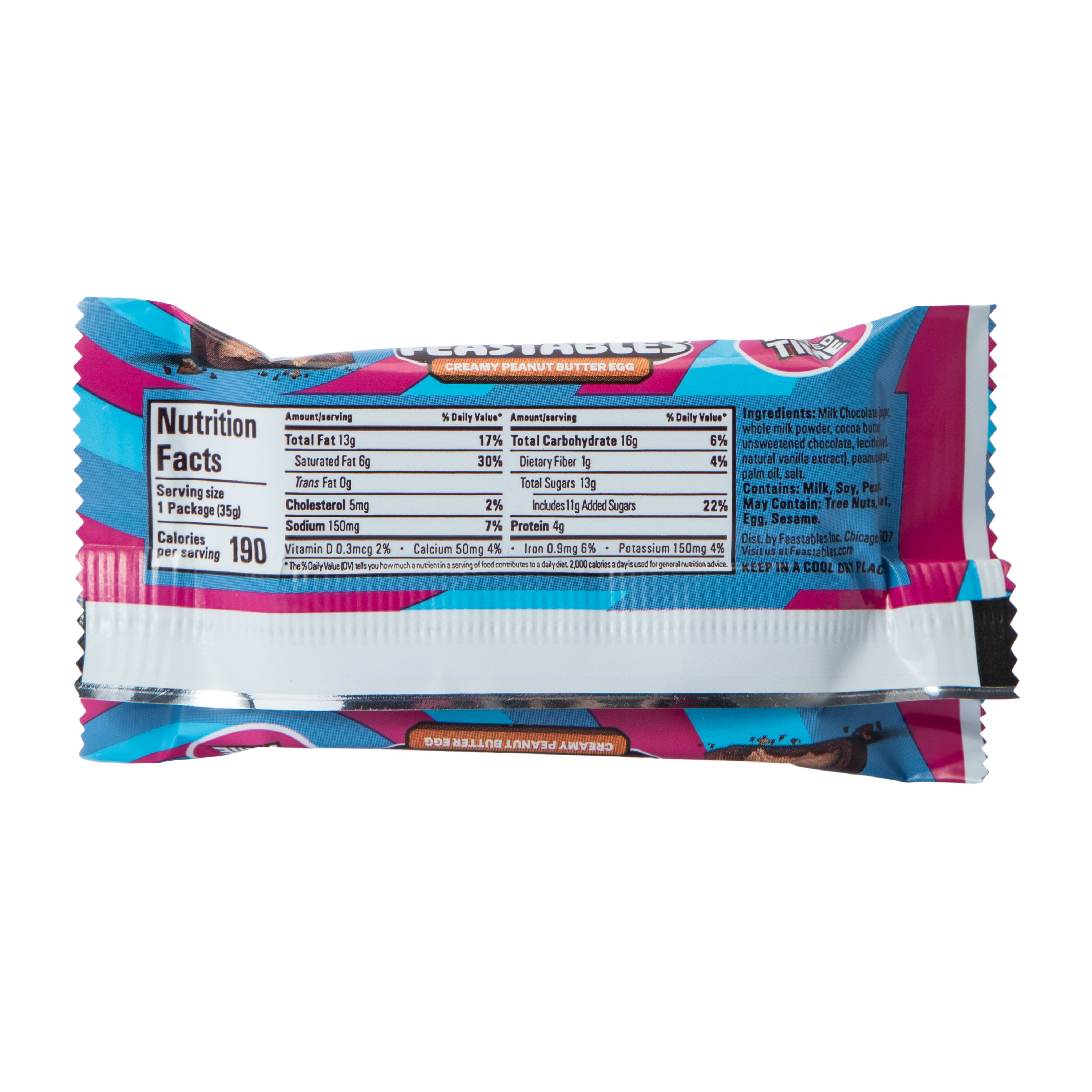 Mr. Beast Feastables Creamy Peanut Butter Egg 1.24oz