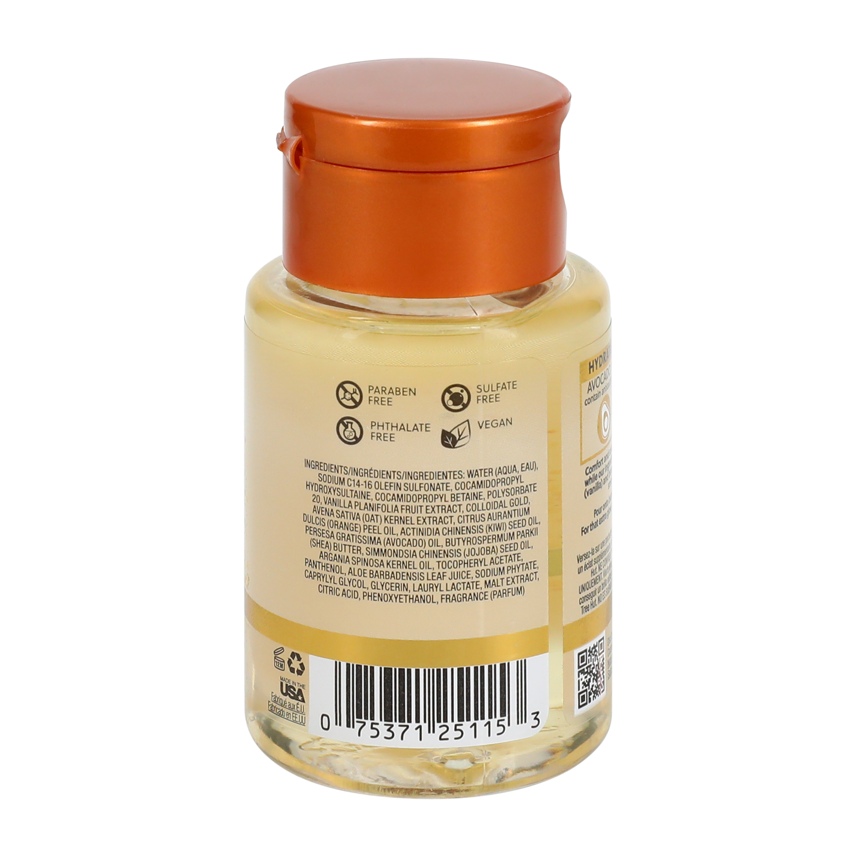 Tree Hut® Vanilla Foaming Gel Wash 3.3oz