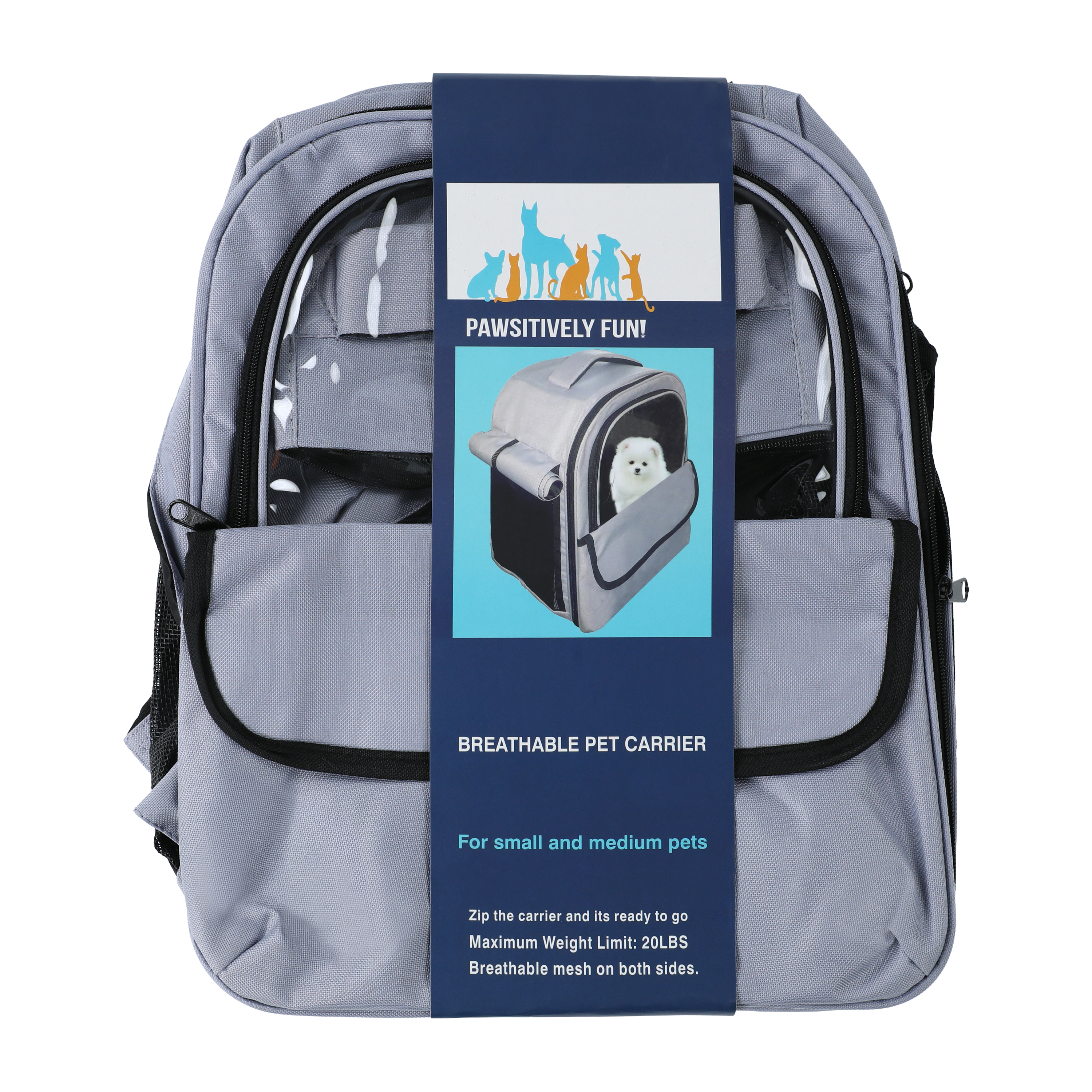 Pawsitively Fun! Breathable Pet Carrier