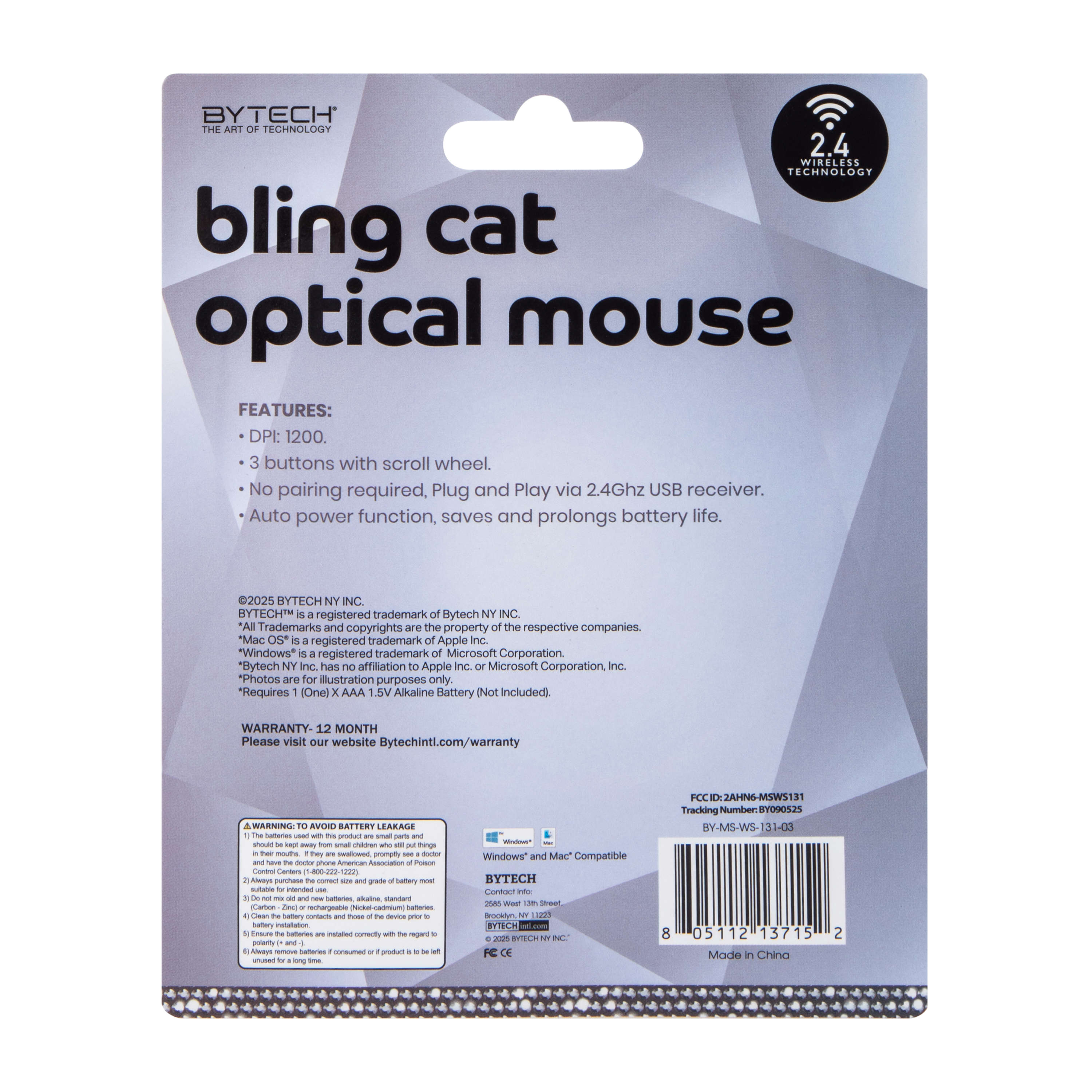 Bling Shaped Optical Mouse