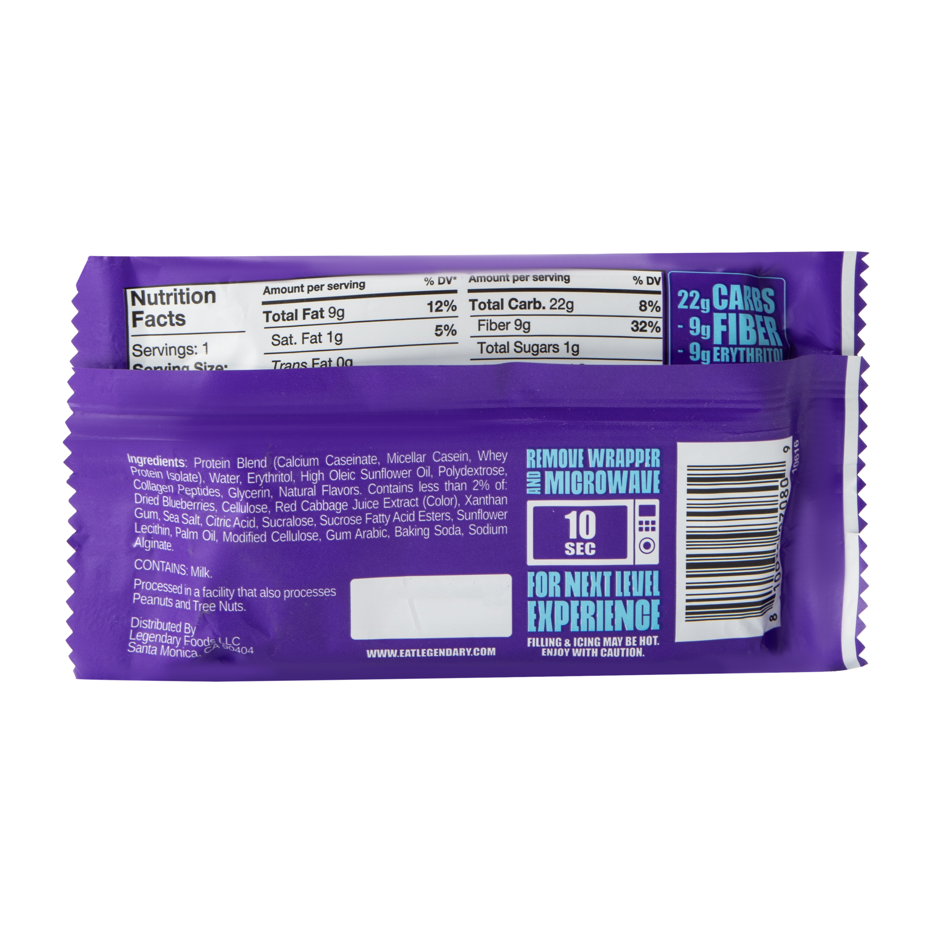 Legendary Foods™ Blueberry Flavored Protein Pastry 2.2oz