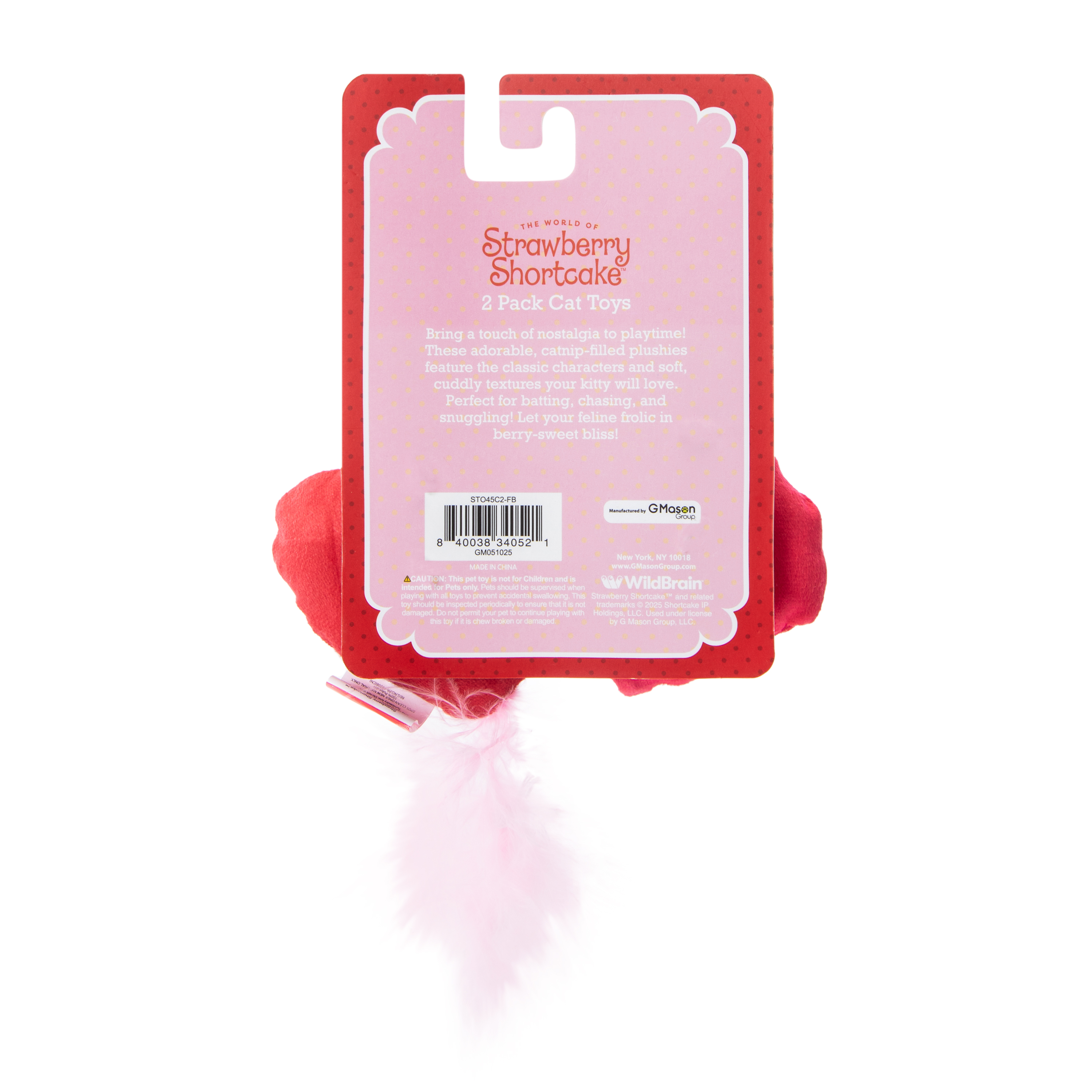 Strawberry Shortcake™ Cat Toys 2-Pack