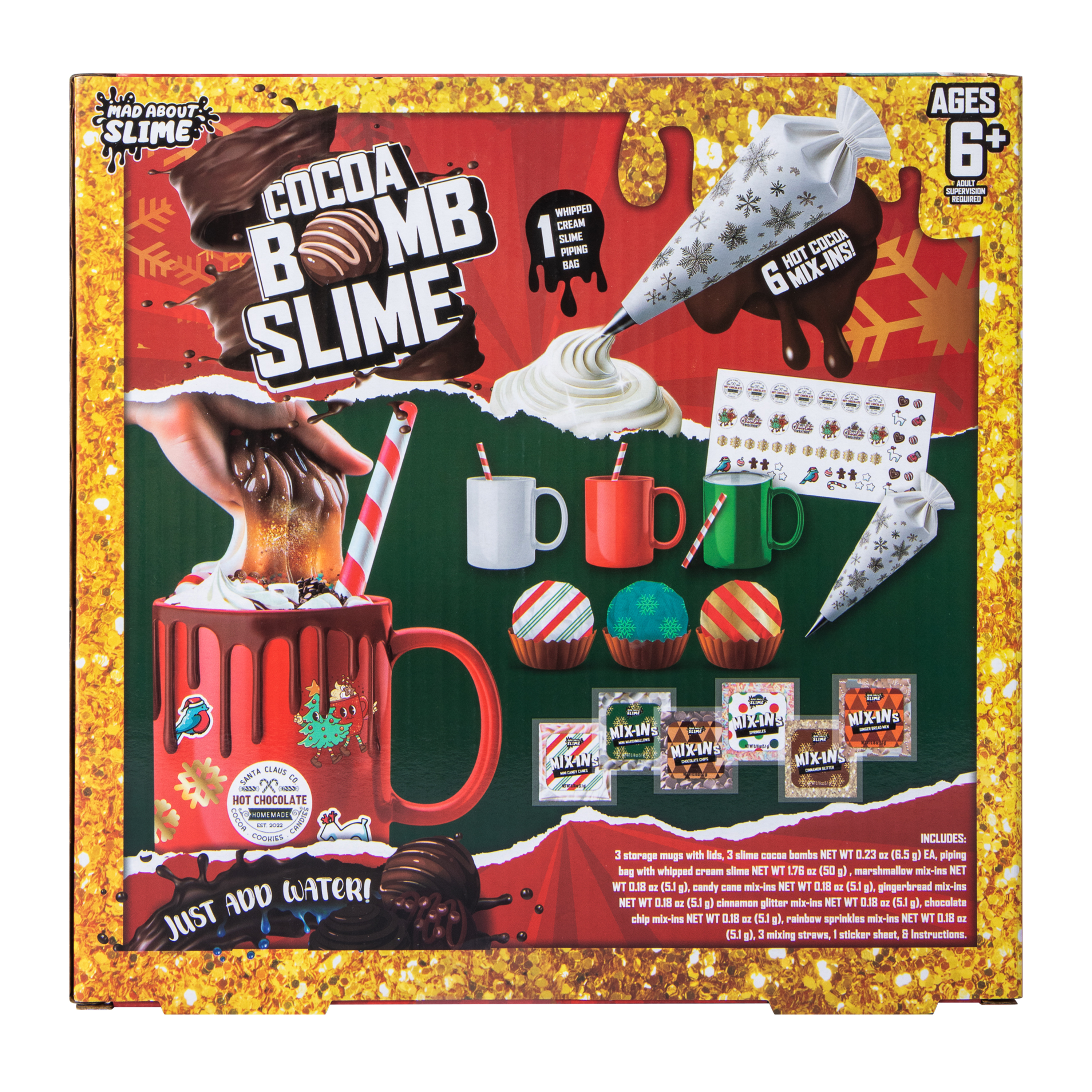 Mad About Slime Cocoa Bomb Slime Set