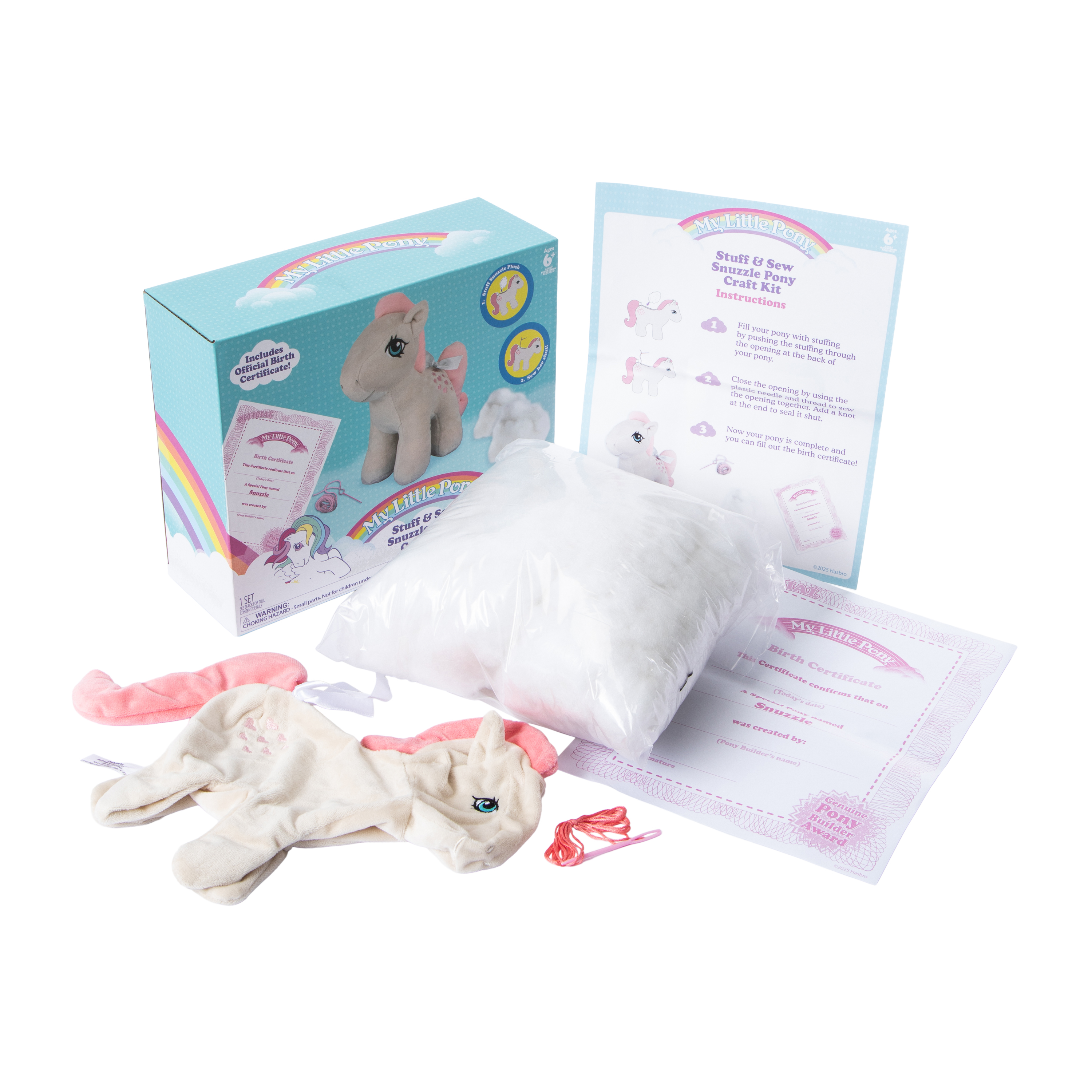 My Little Pony® Stuff & Sew Snuzzle Plush Craft Kit Set