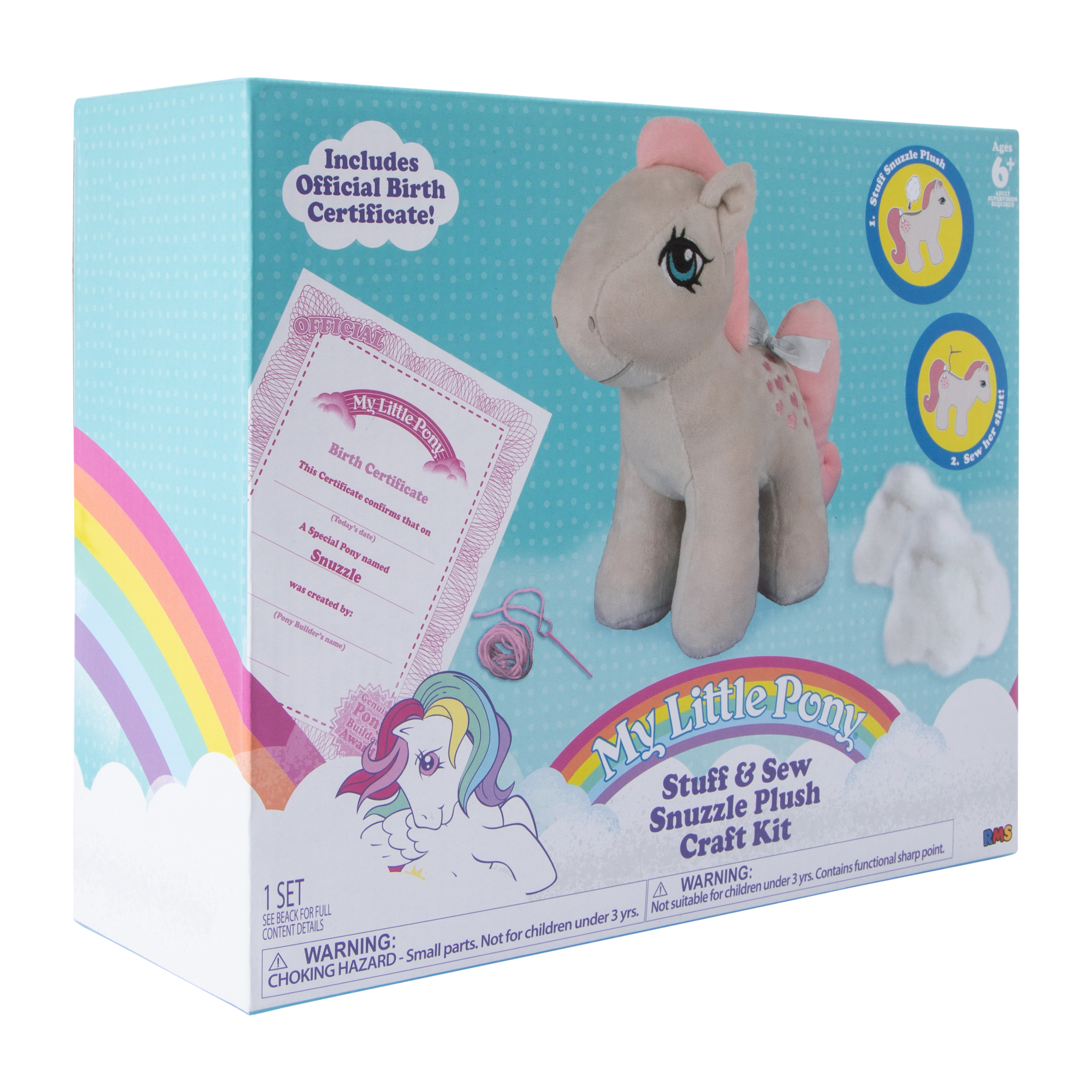 My Little Pony® Stuff & Sew Snuzzle Plush Craft Kit Set