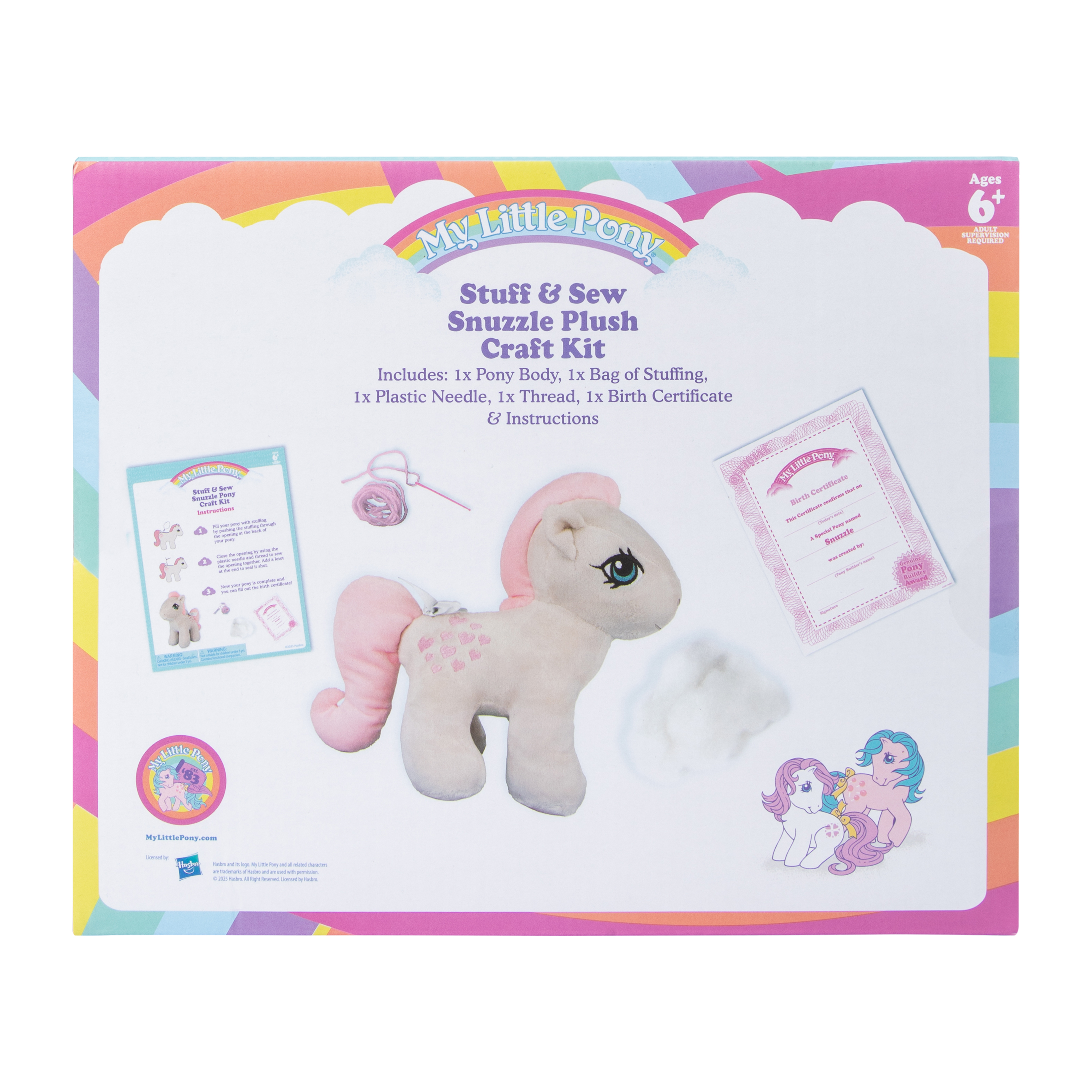 My Little Pony® Stuff & Sew Snuzzle Plush Craft Kit Set
