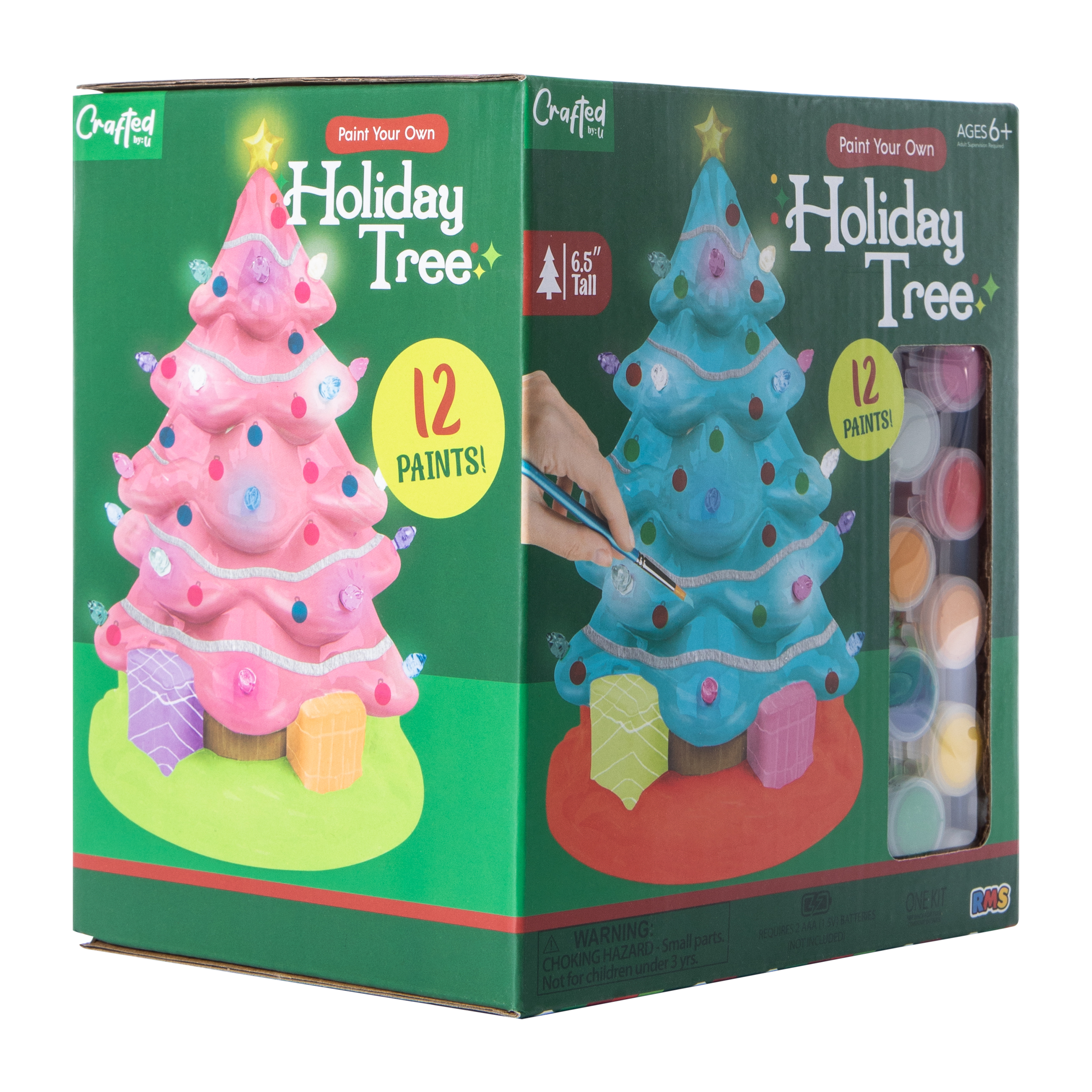 Christmas Paint Your Own Holiday Tree Set