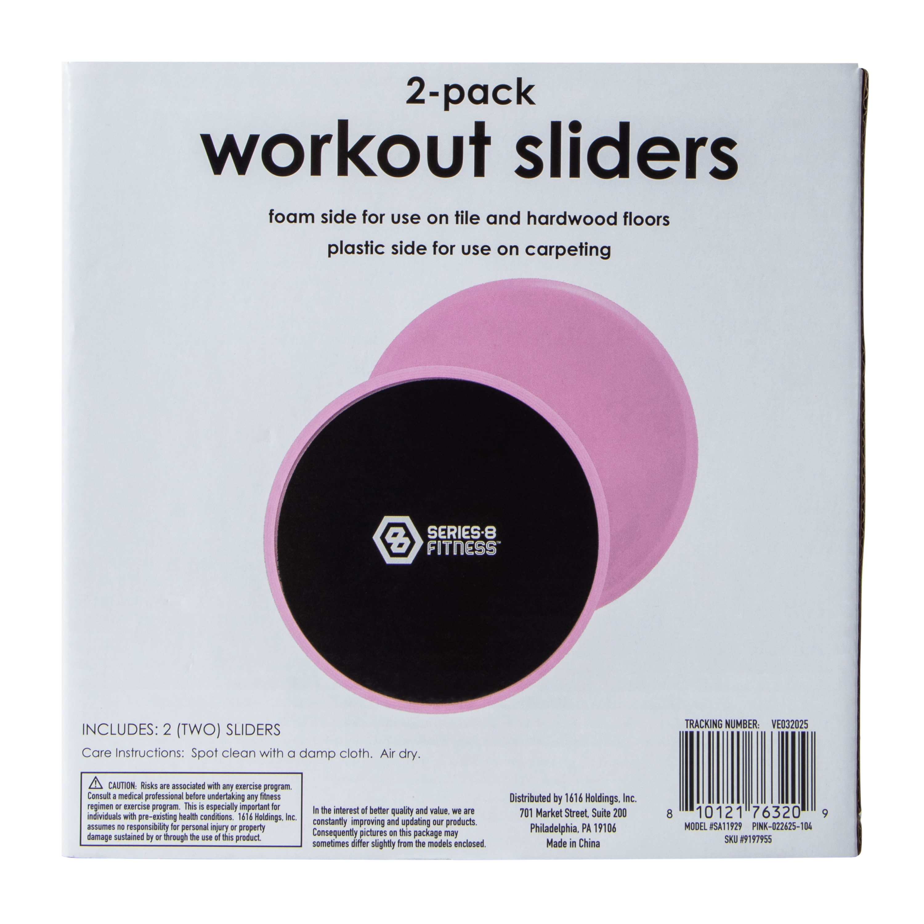 Workout Sliders 2-Pack