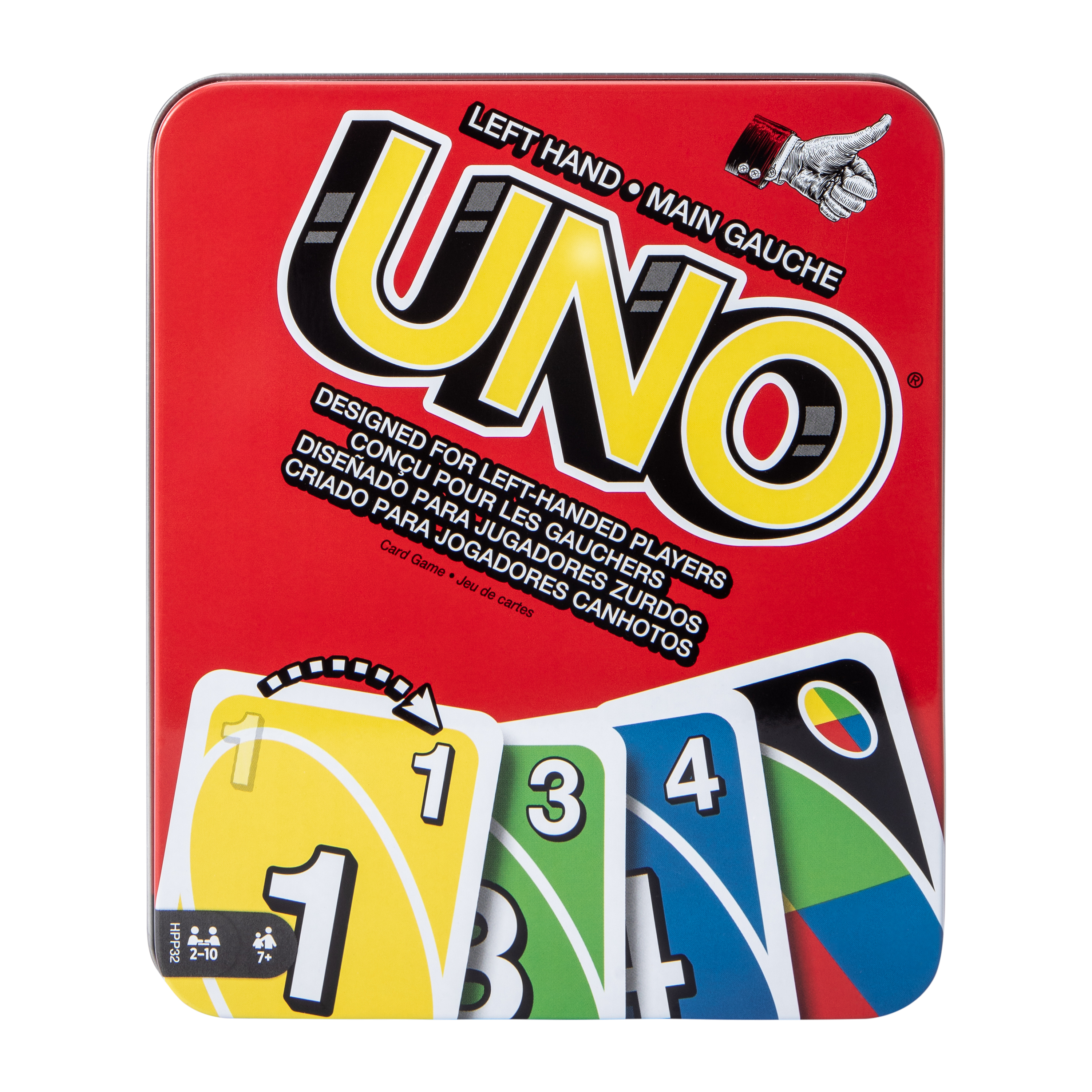 UNO® Left Hand Tin Box Playing Card Game