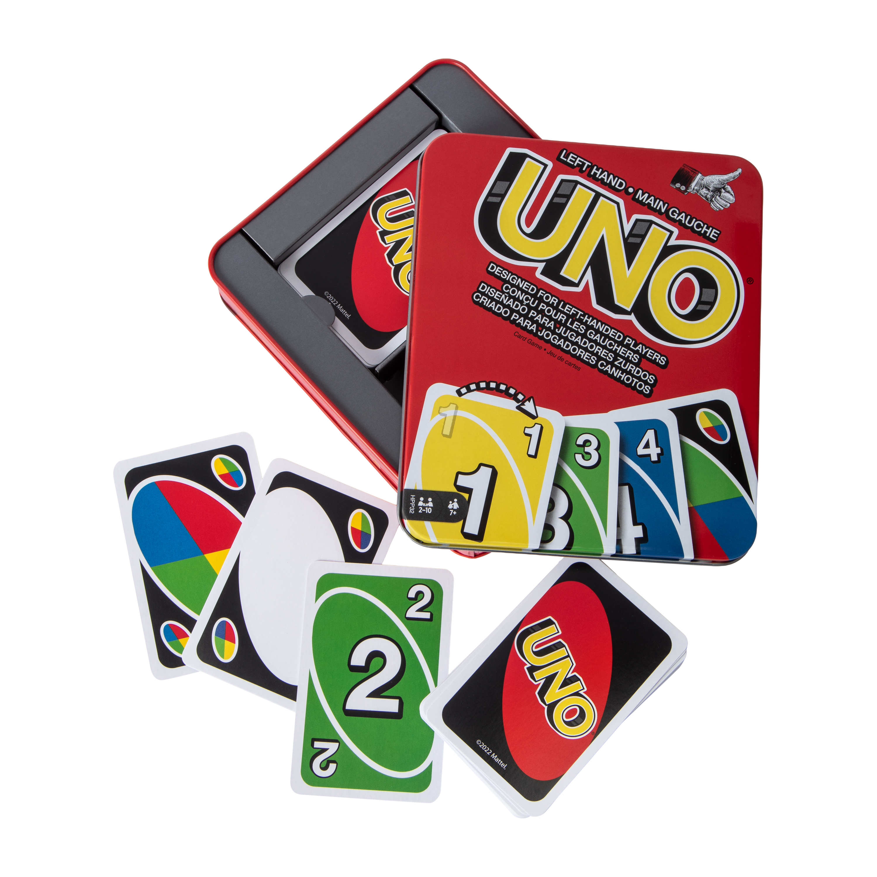 UNO® Left Hand Tin Box Playing Card Game