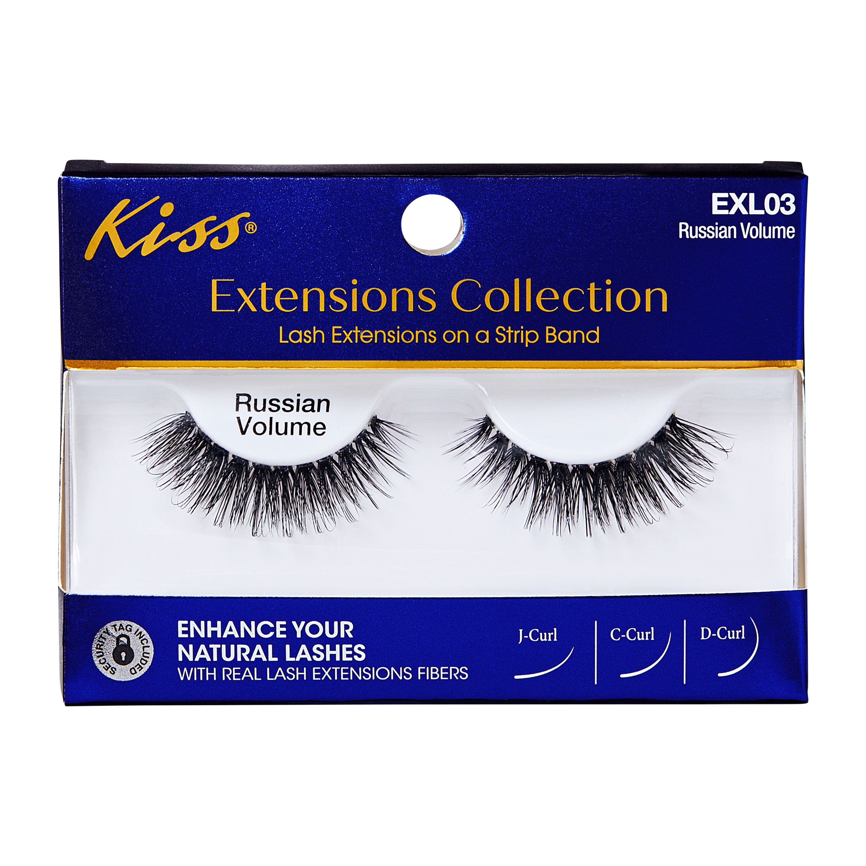 Kiss® Russian Volume Extensions Collection Eyelashes 1-Pack